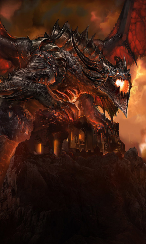 World of warcraft, cataclysm, deathwing, dragon, HD phone wallpaper | Peakpx