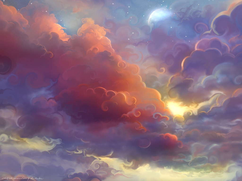 1517751 скачать картинку природа, небо, художественные, облако - обои и заставки бесплатно