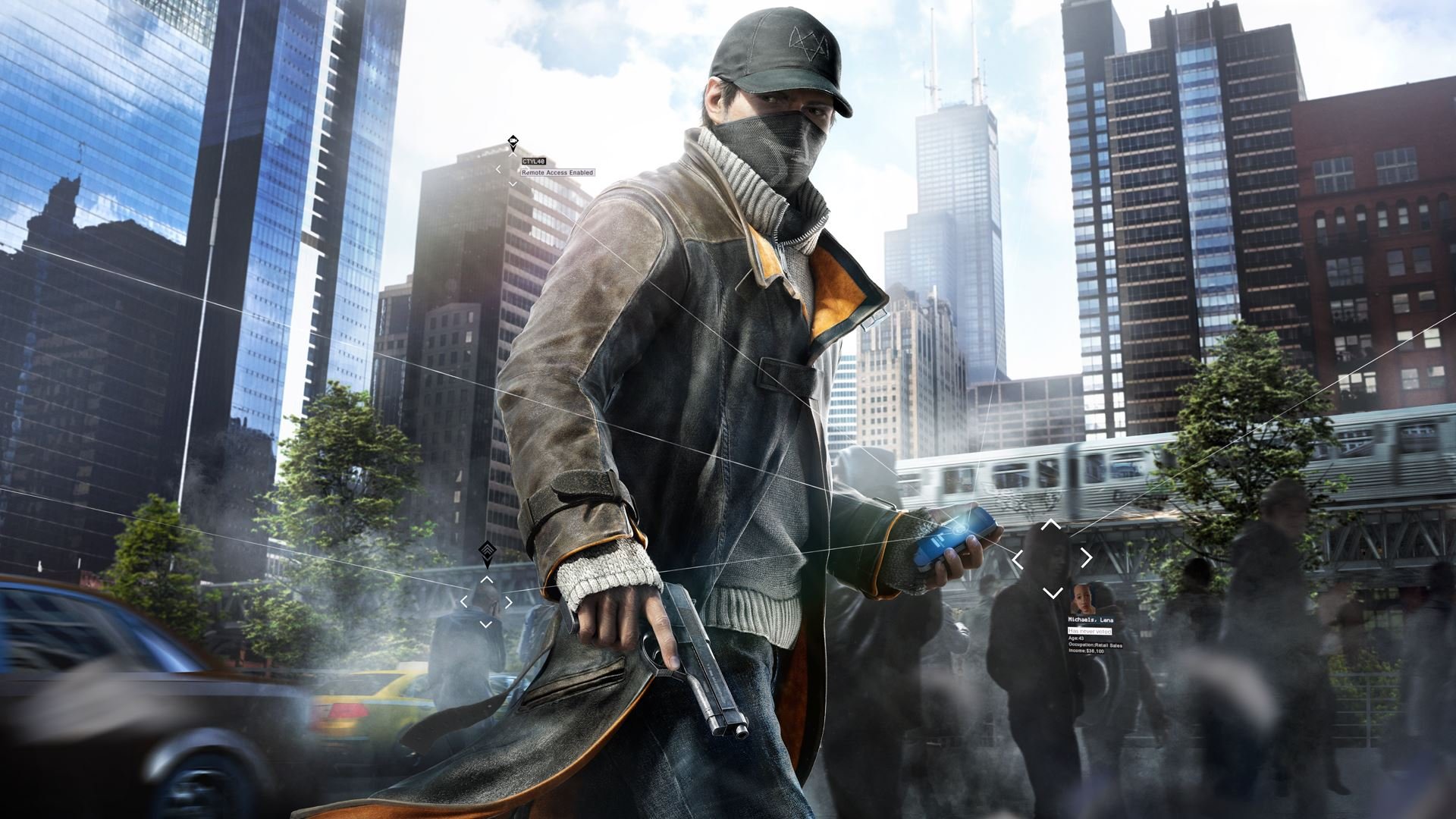 watch dogs, aiden pearce, video game Full HD