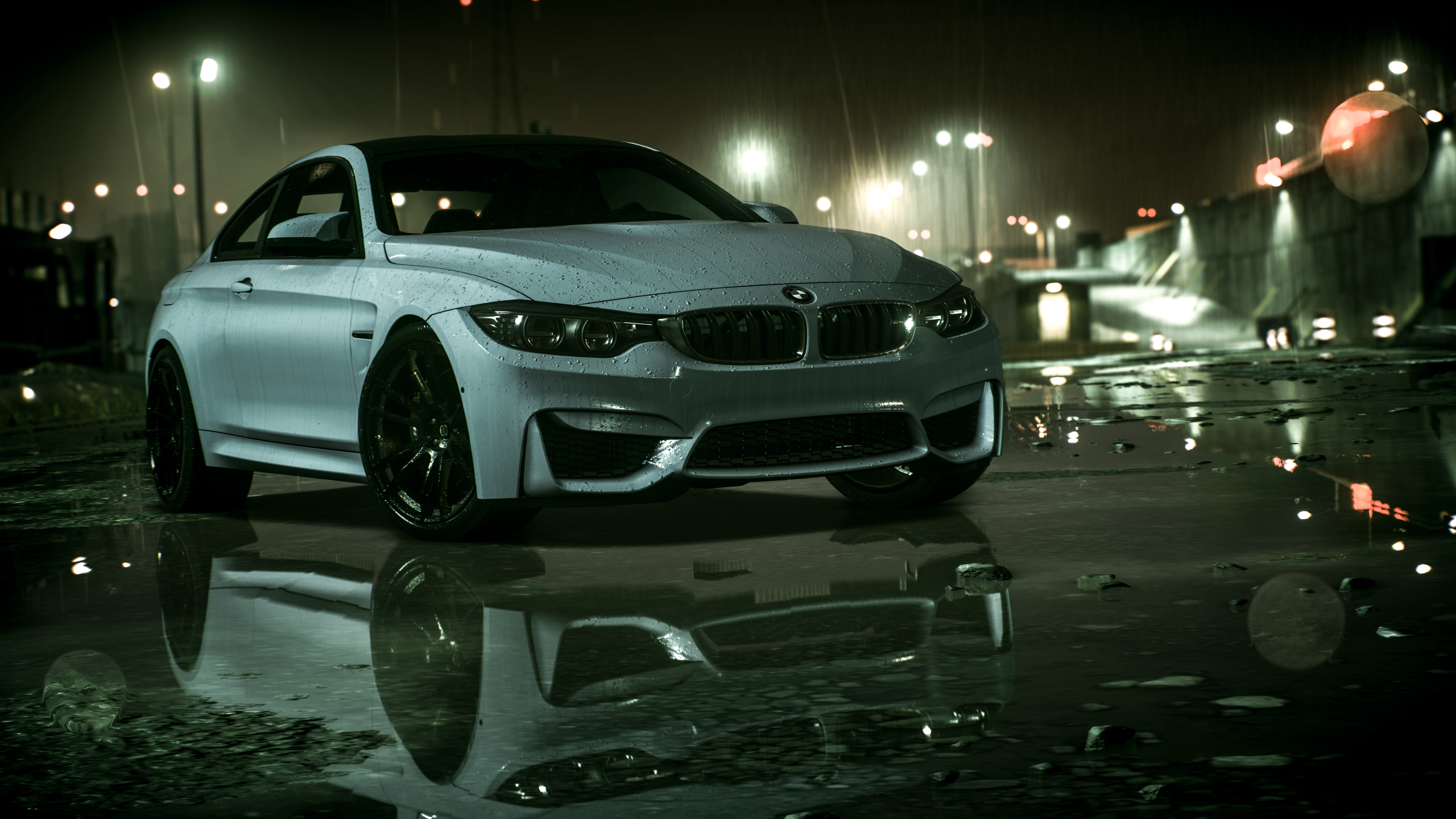 BMW m4 Black Drift Night