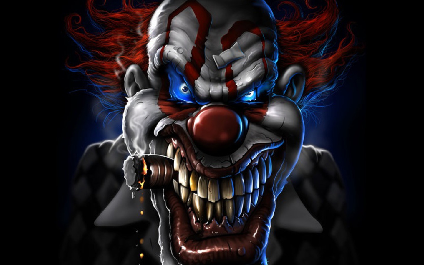 clown, dark