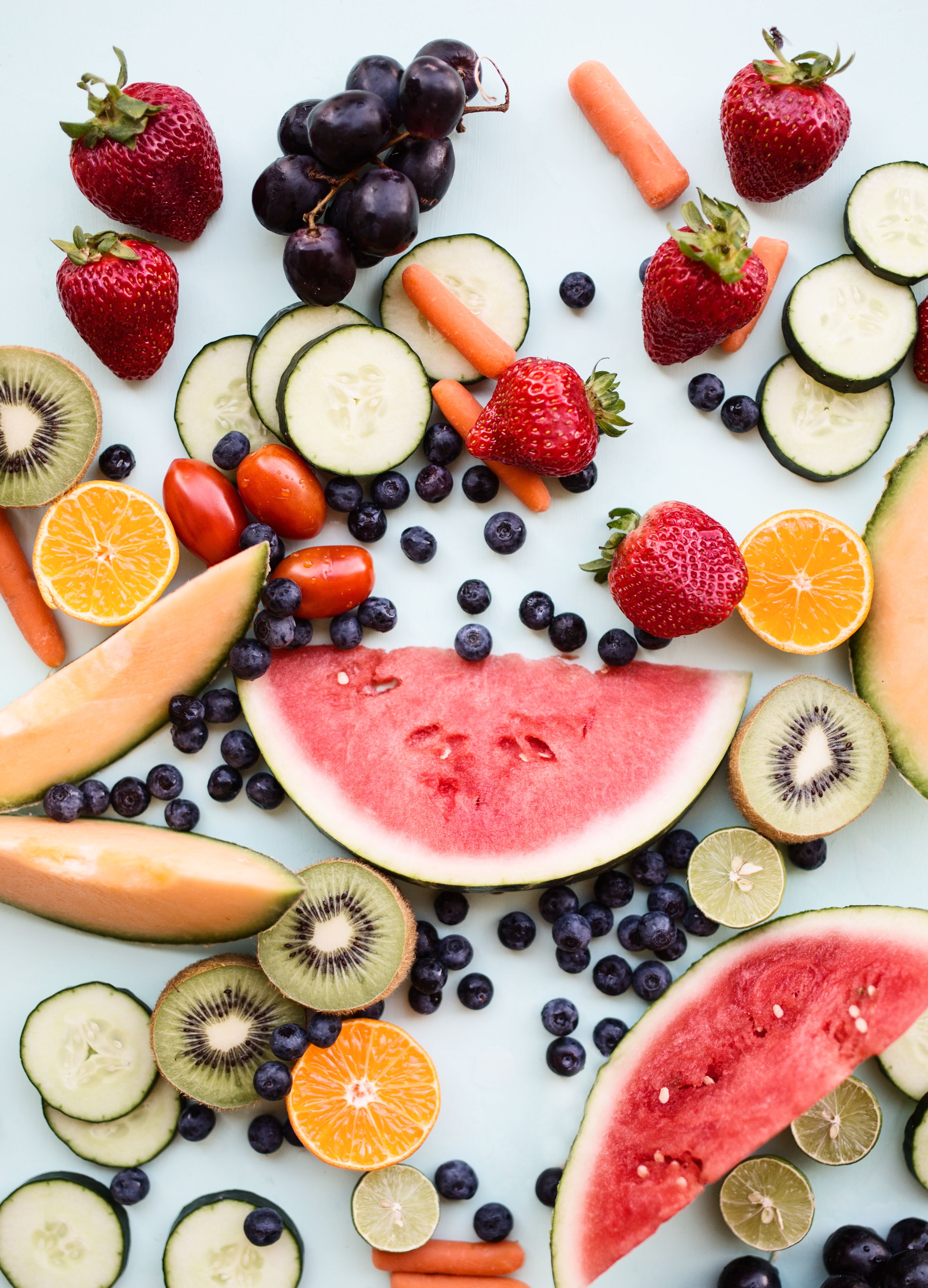 vegetables, fruits, food, berries, ripe, harvest phone wallpaper