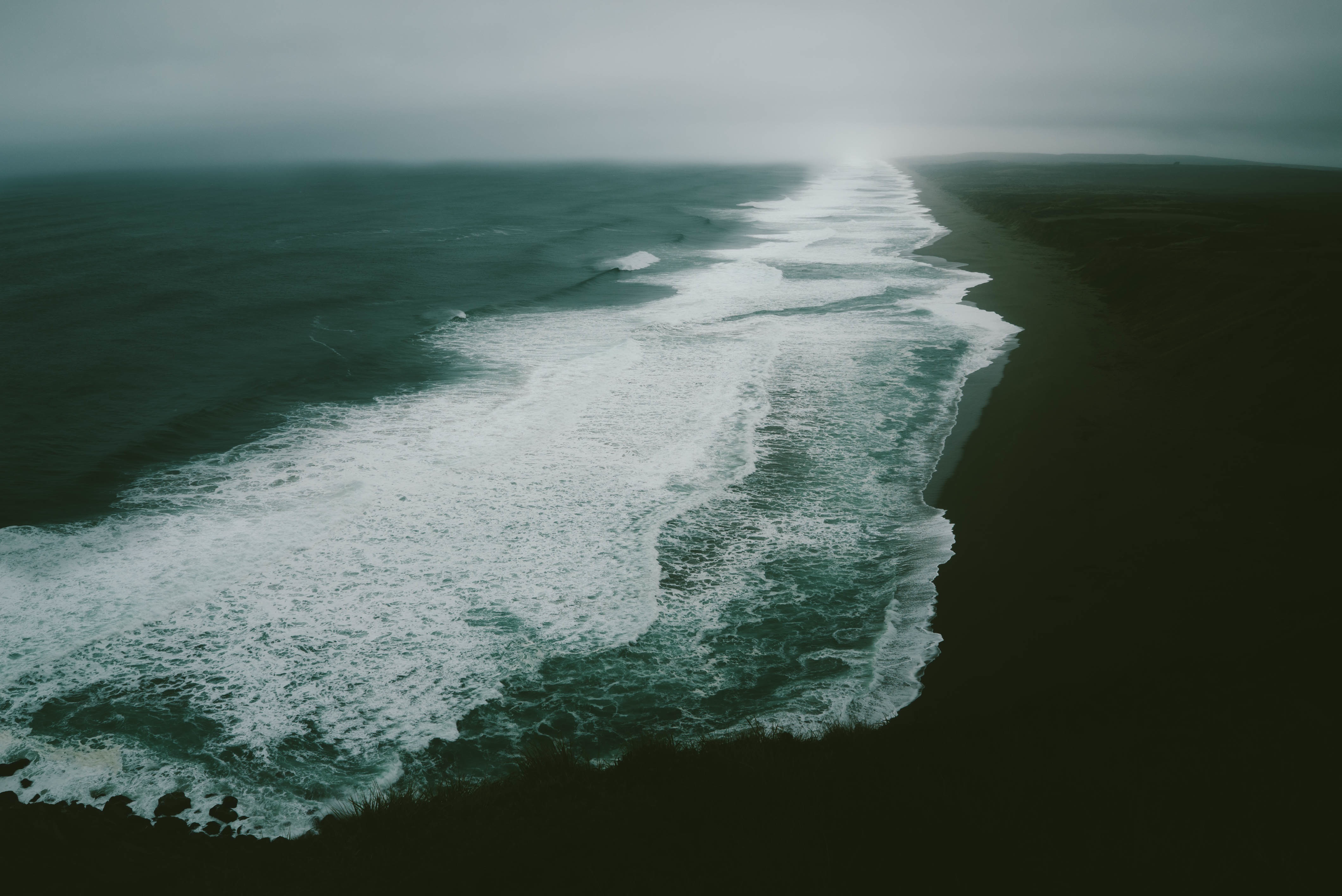 ocean, surf, nature, sea, shore, bank High Definition image