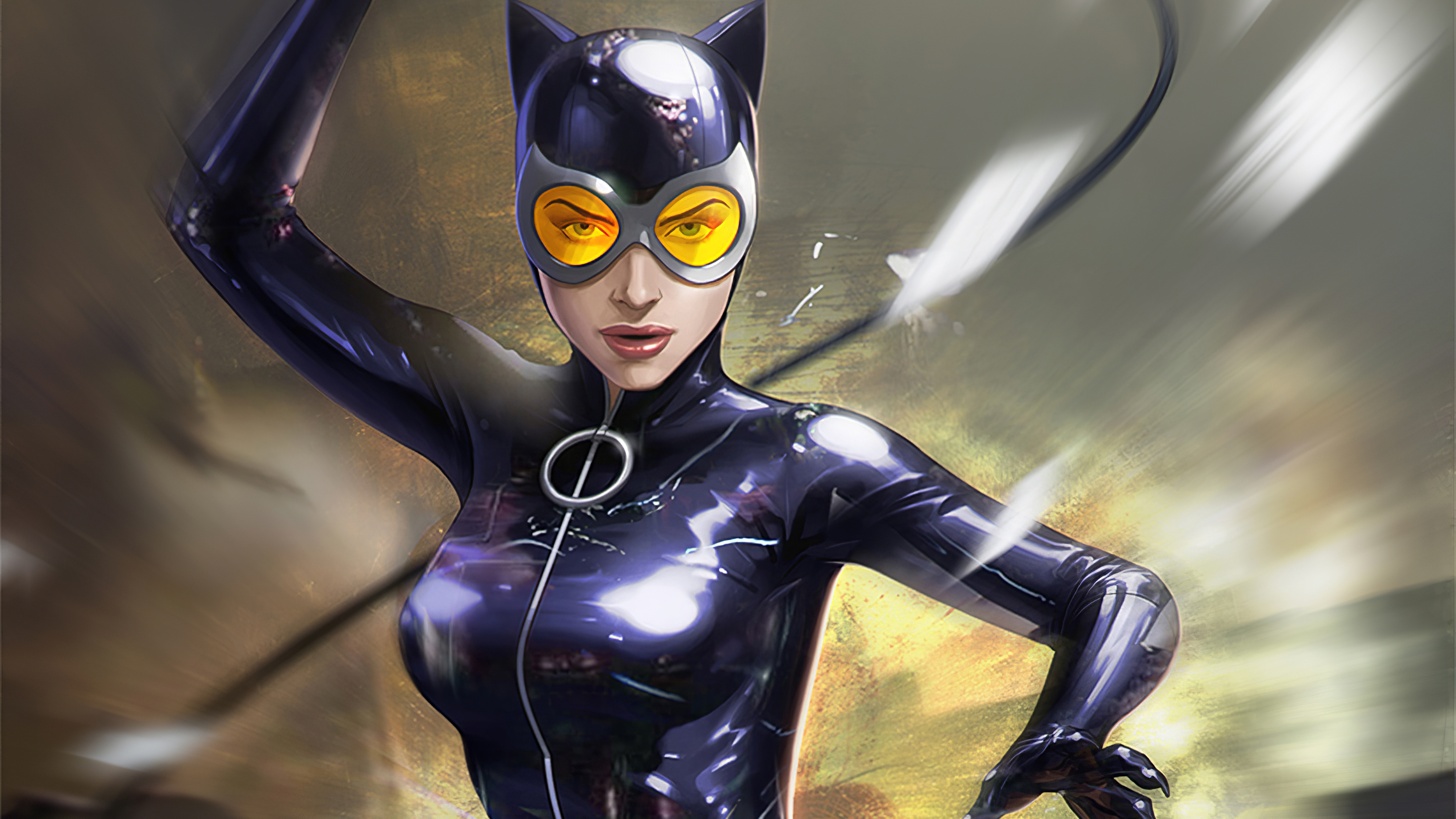 Красивая женщина кошка. Catwoman DC. Женщина кошка арт. Женщина кошка комикс.
