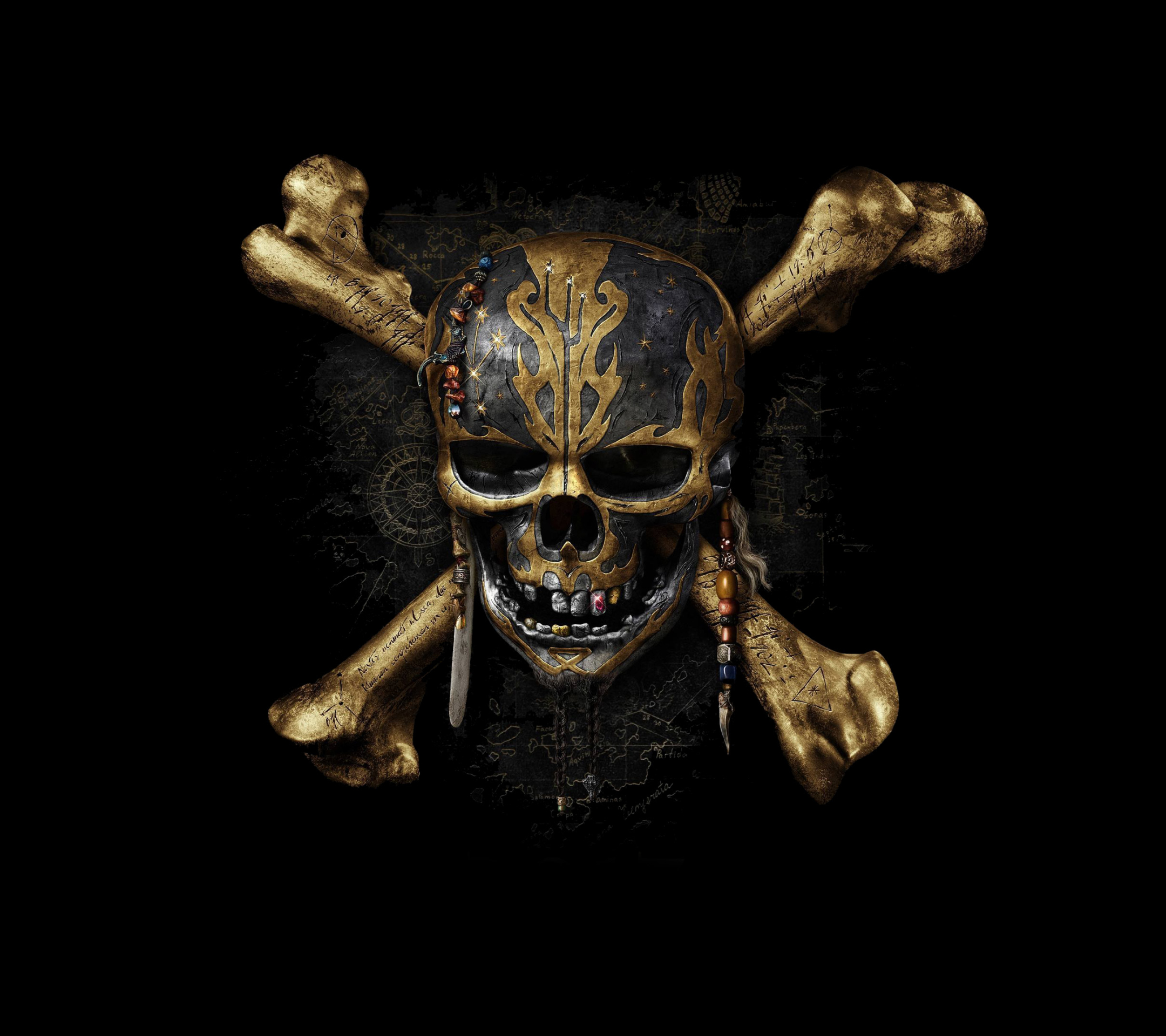 Пираты Карибского моря череп
