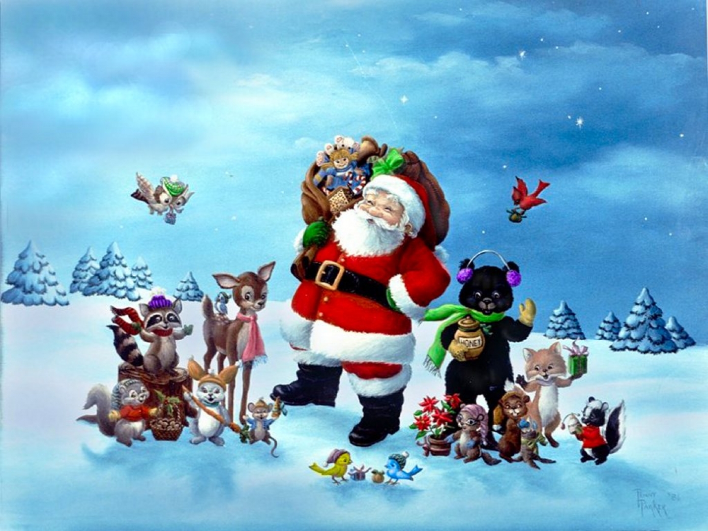 santa, christmas, holiday High Definition image