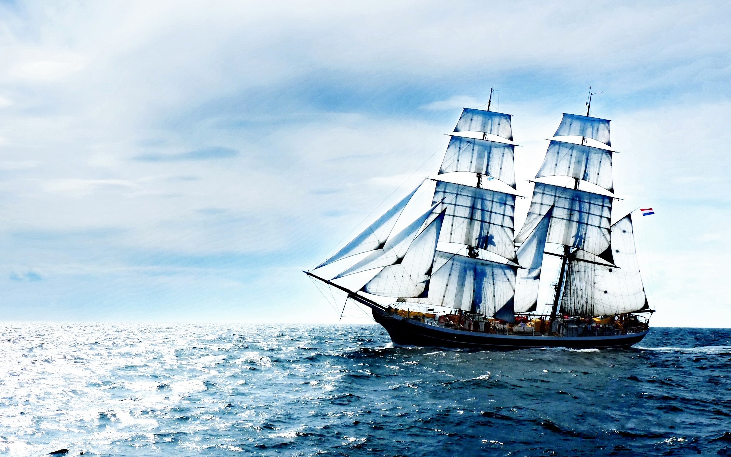 Download mobile wallpaper Transport, Landscape, Sea, Ships for free.