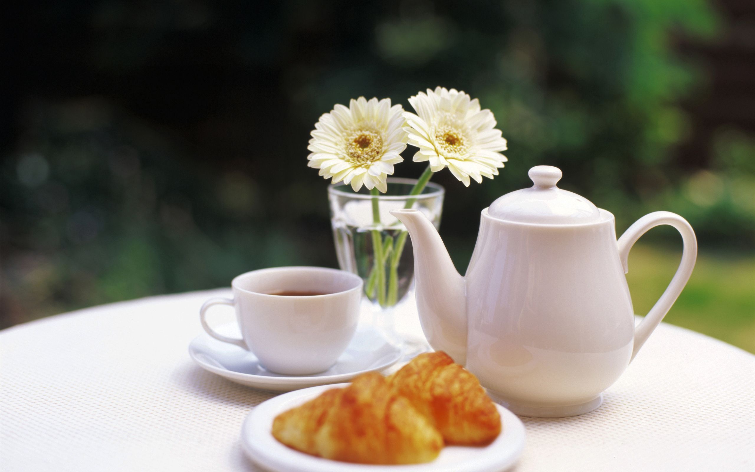 food, tea, service, teapot, kettle, croissant images