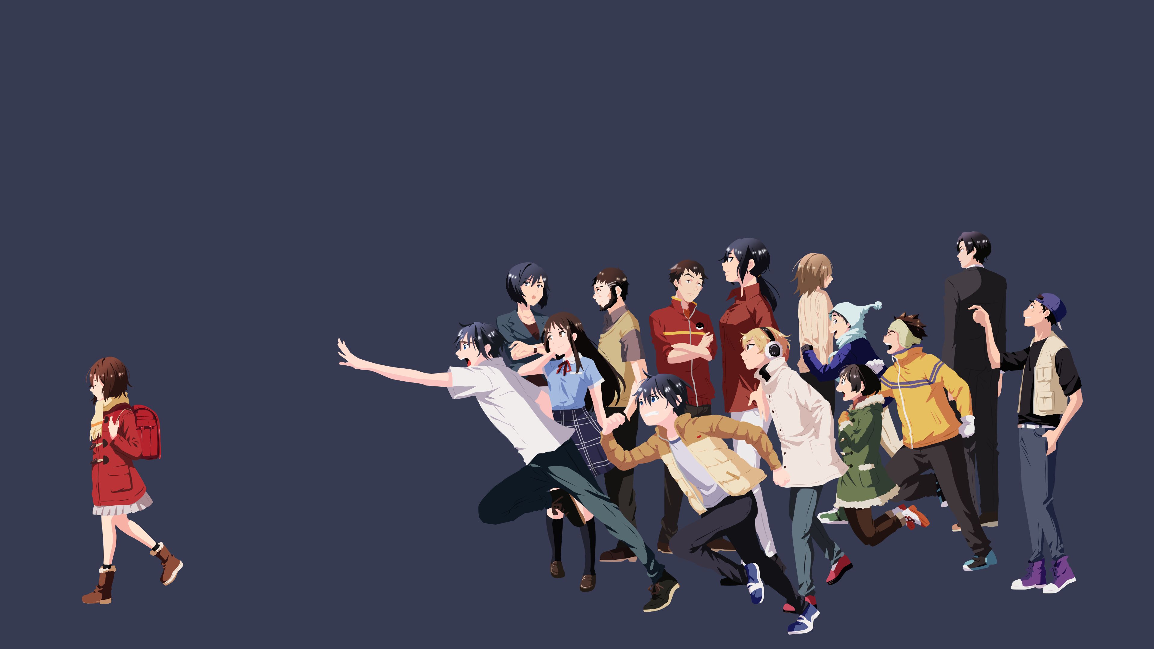 Some twitter header i made as practice, used the anime “Erased” def worth  the watch. : r/AnimeART