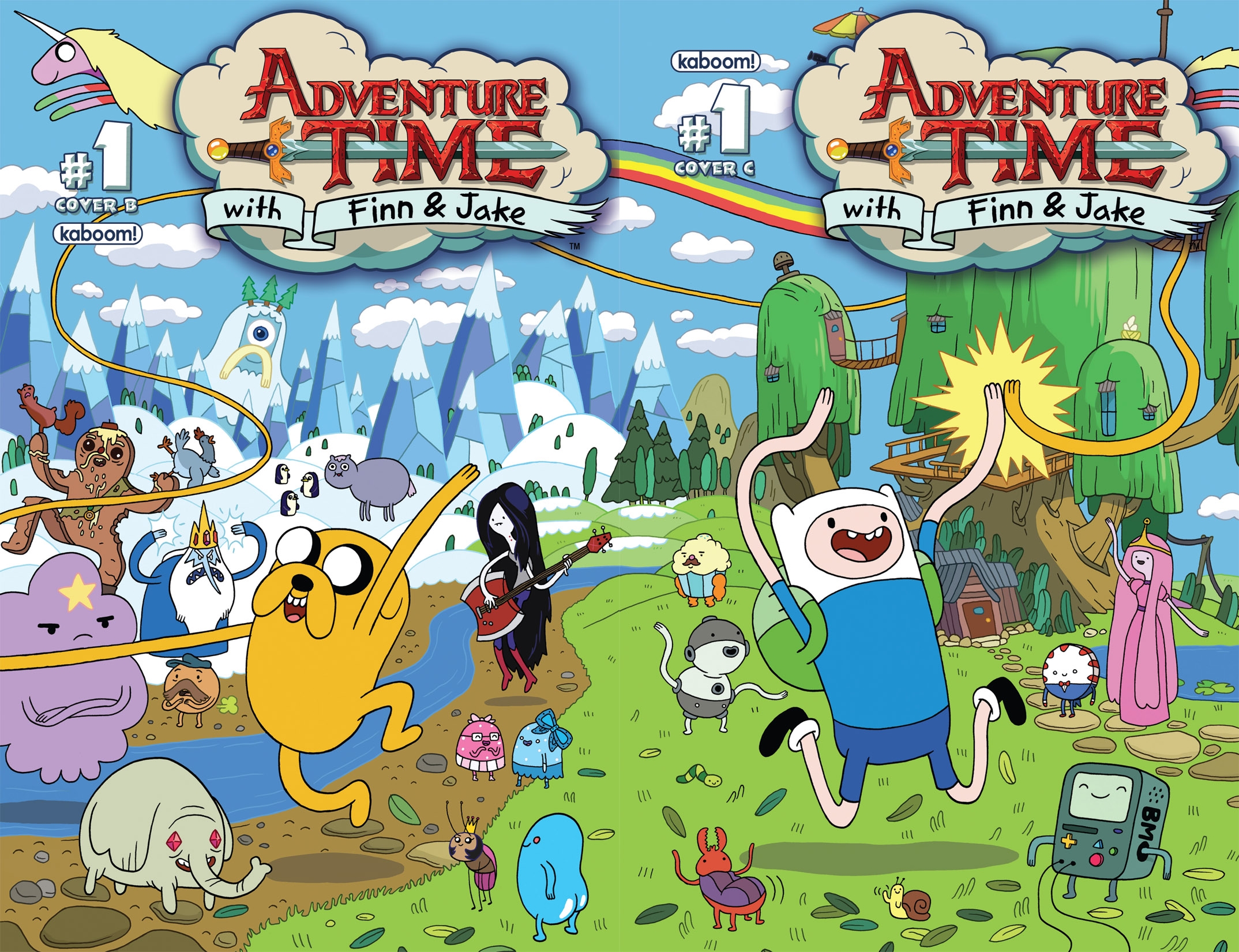 adventure time, tv show, finn (adventure time), ice king (adventure time), jake (adventure time), marceline (adventure time), princess bubblegum