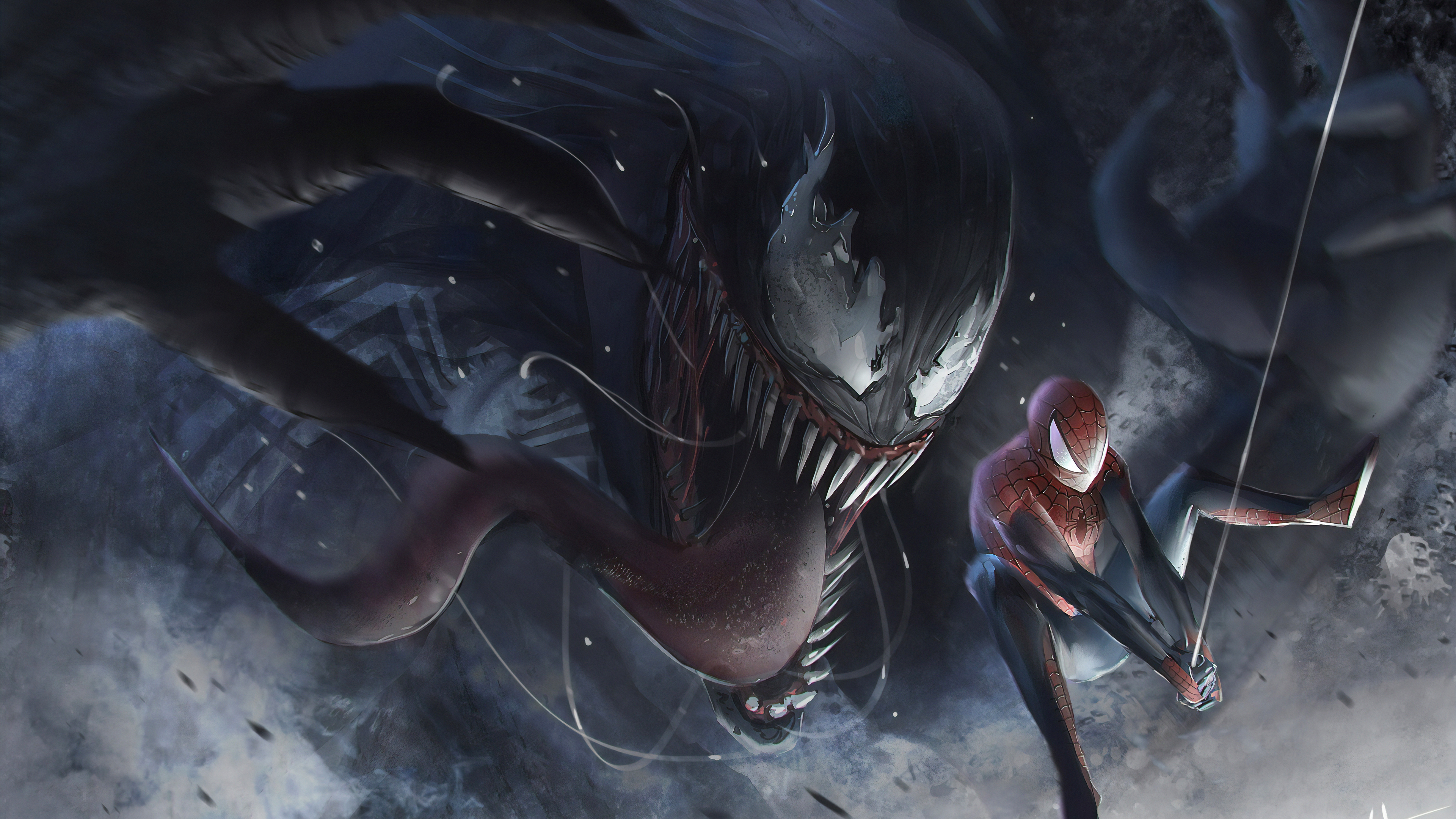 HD desktop wallpaper: Spider Man, Venom, Comics download free picture  #469394