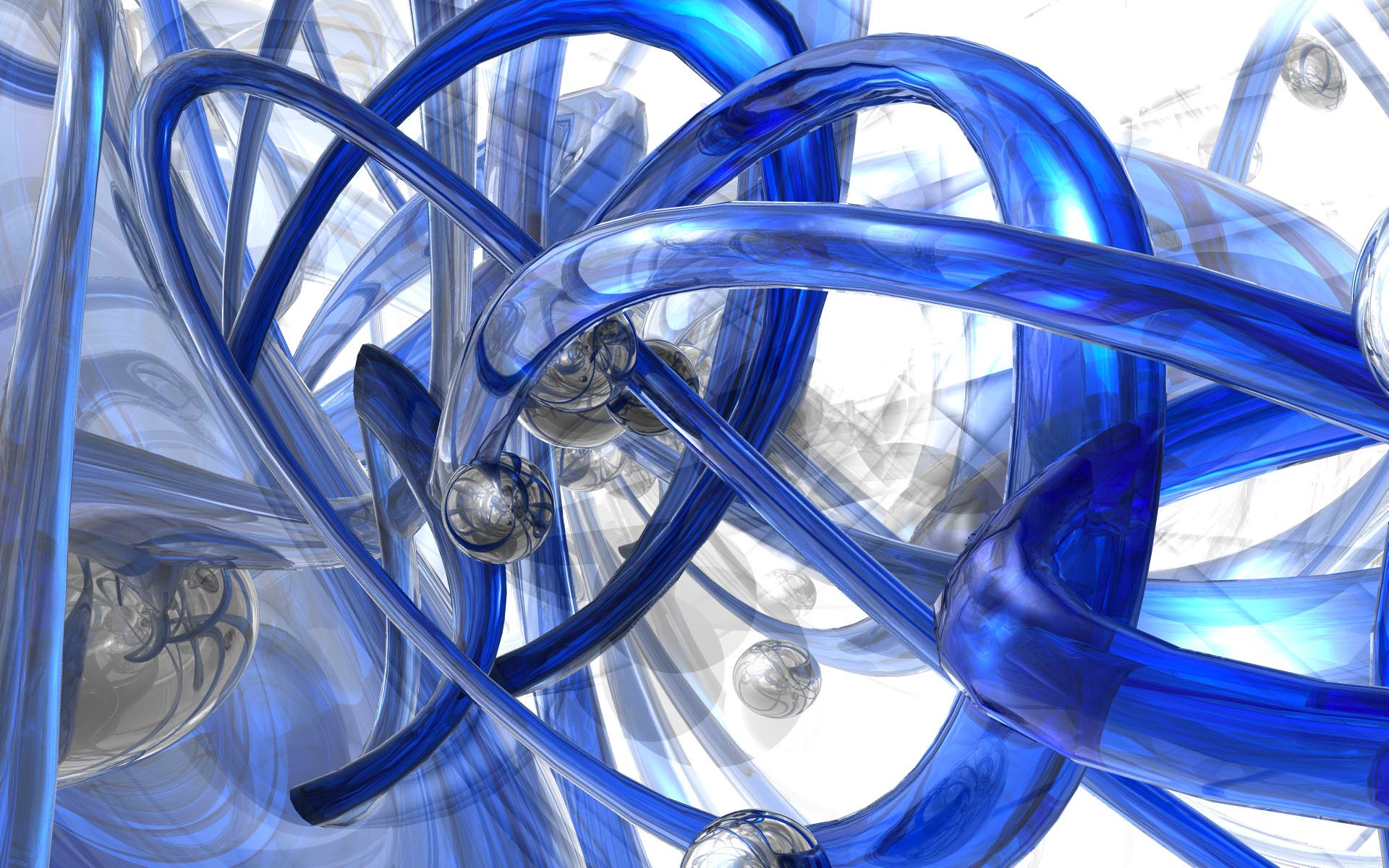3d, abstract, blue, cgi wallpaper for mobile