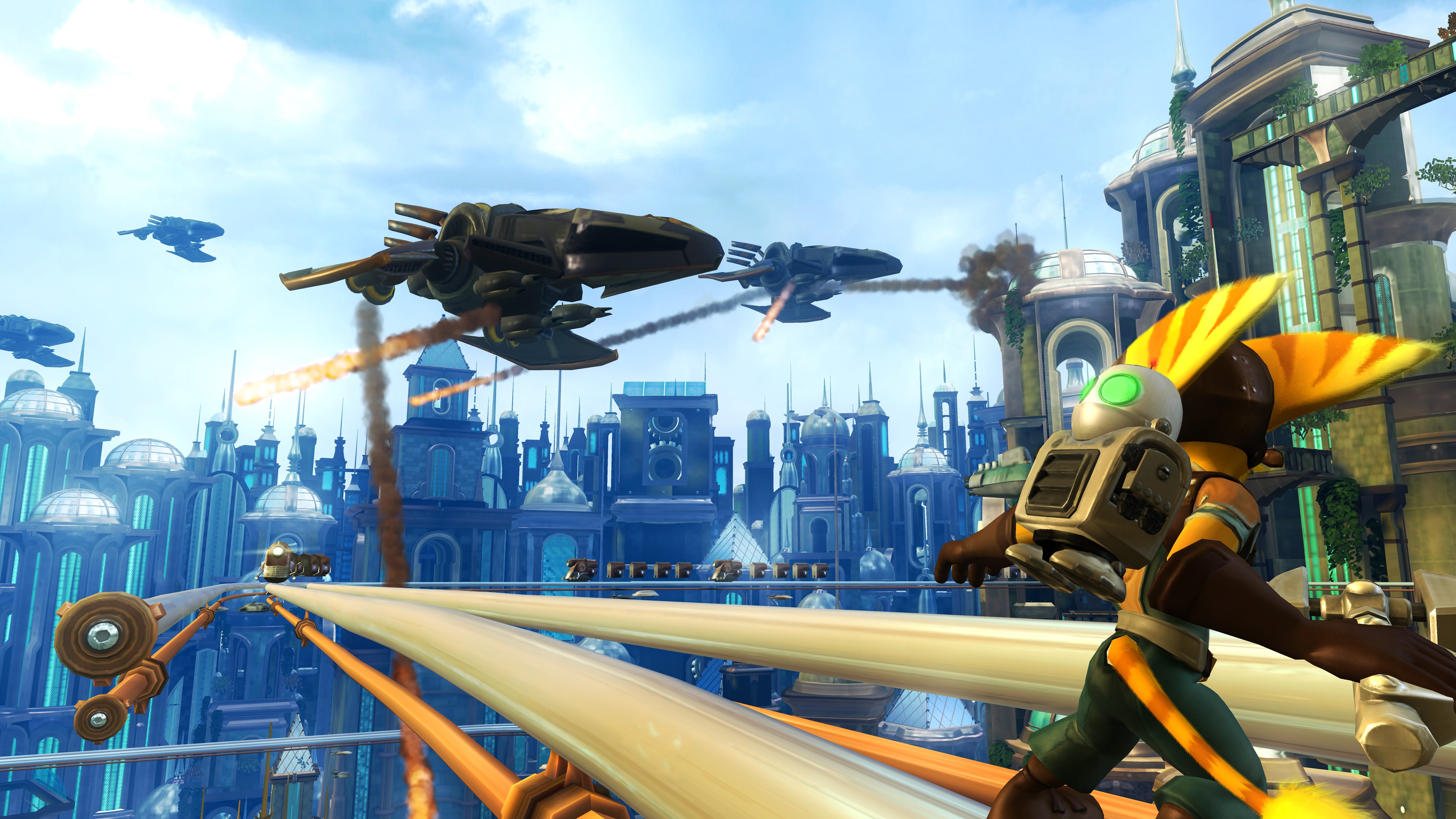 video game, ratchet & clank future: tools of destruction, ratchet & clank