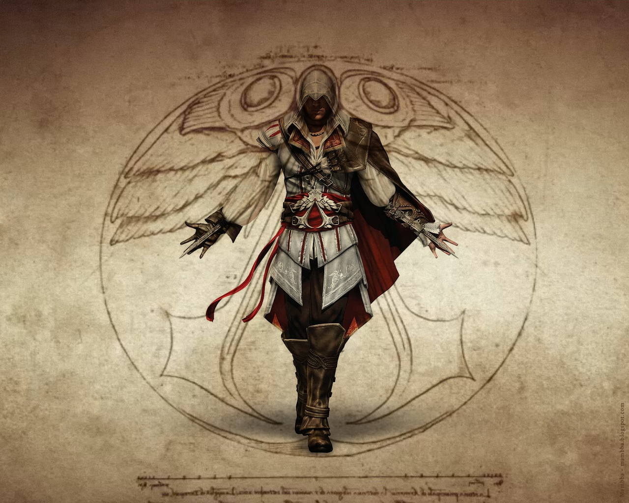 Mobile wallpaper assassin's creed, assassin's creed ii, ezio (assassin's creed), video game