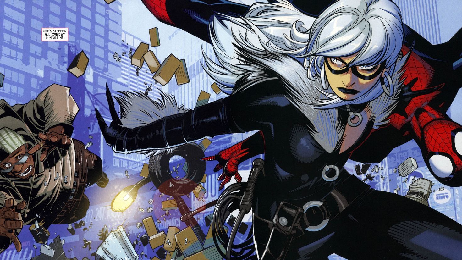 Black cat english. Чёрная кошка Марвел и человек паук. Marvel Spider man черная кошка. Amazing Spider man Black Cat комикс. Фелиция Харди Спайдермен.