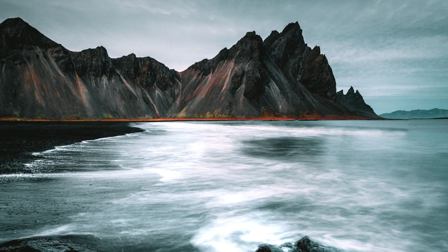 Море скалы Скандинавия