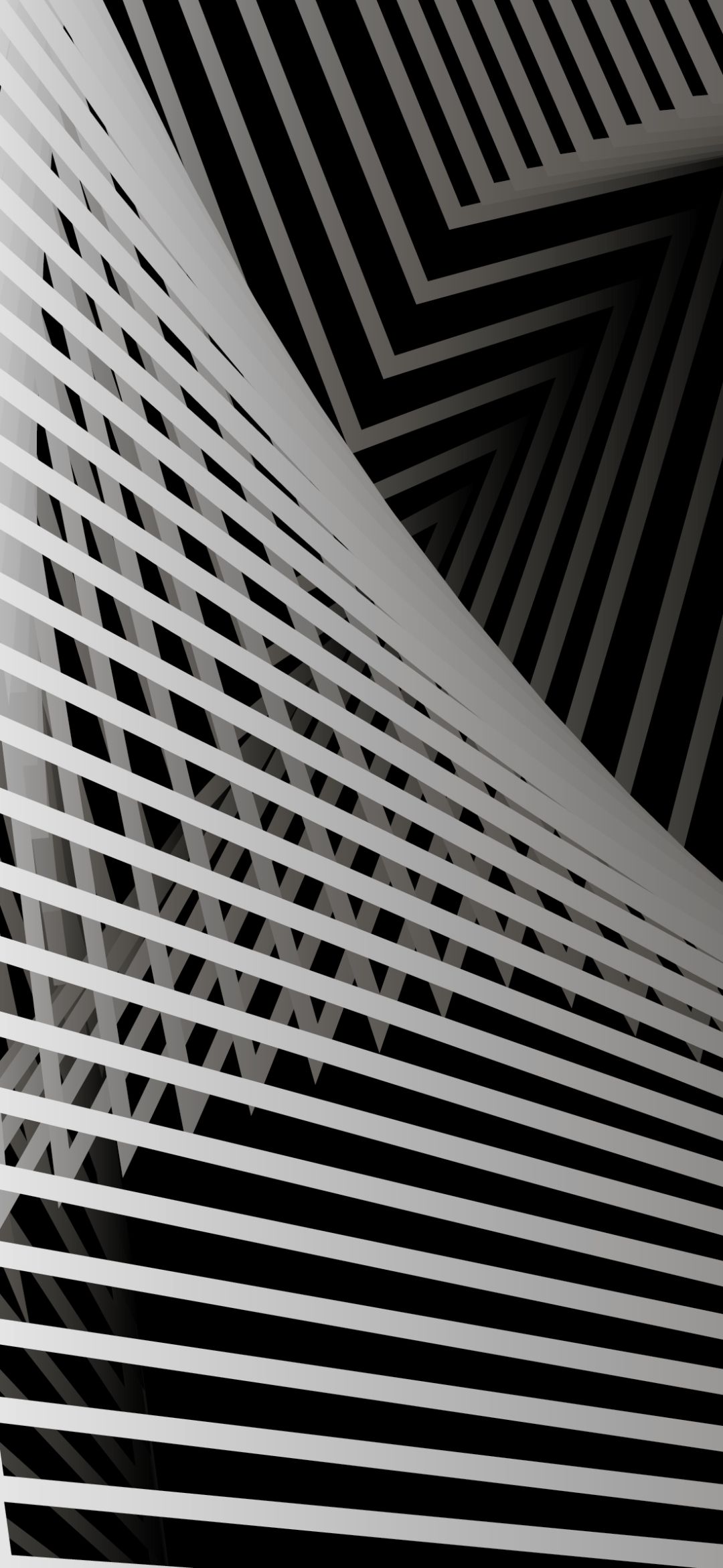 Download mobile wallpaper Abstract, Lines, Black & White for free.