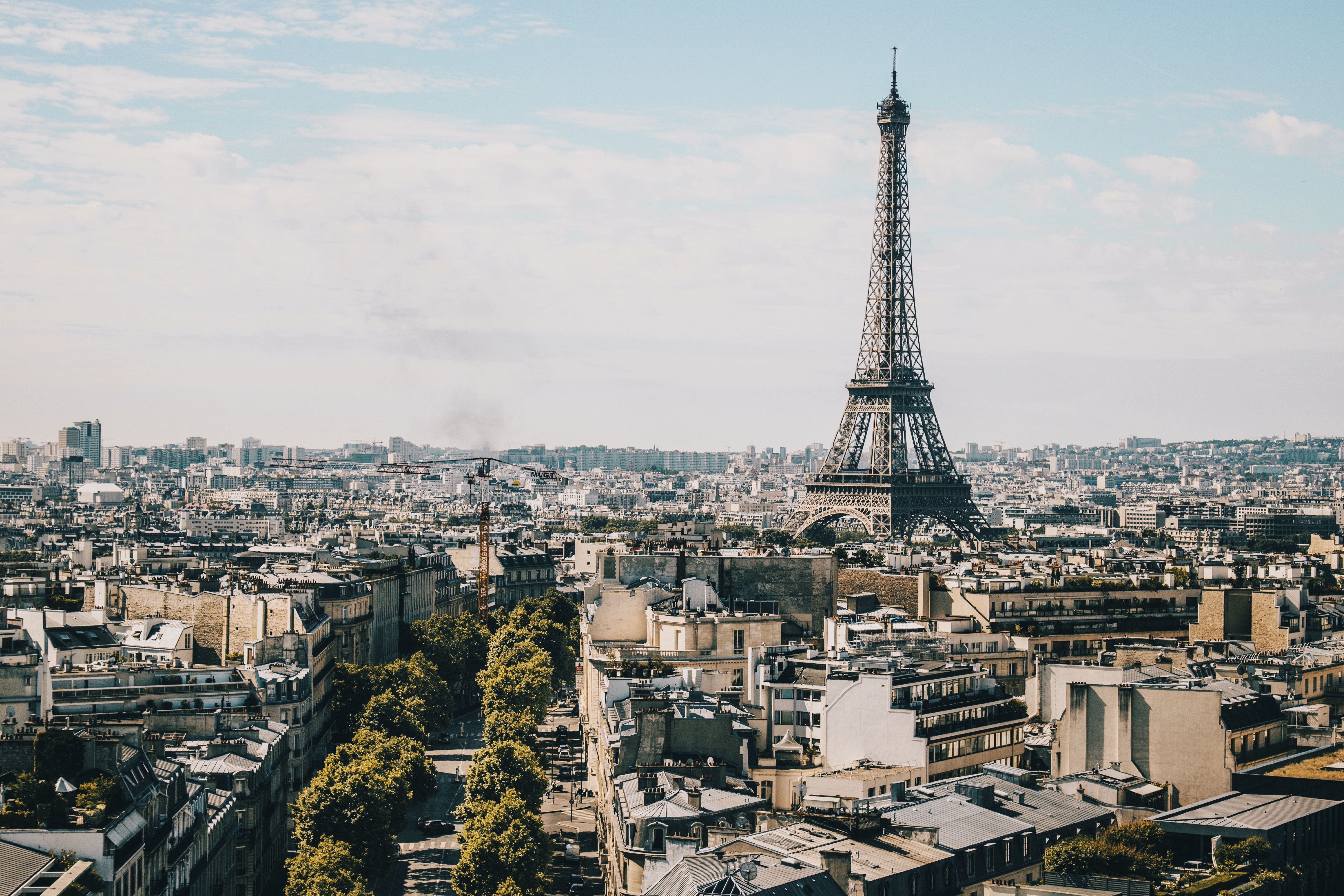 110804 免費下載壁紙 城市, 巴黎, 艾菲尔铁塔, 建造, 建筑物 屏保和圖片