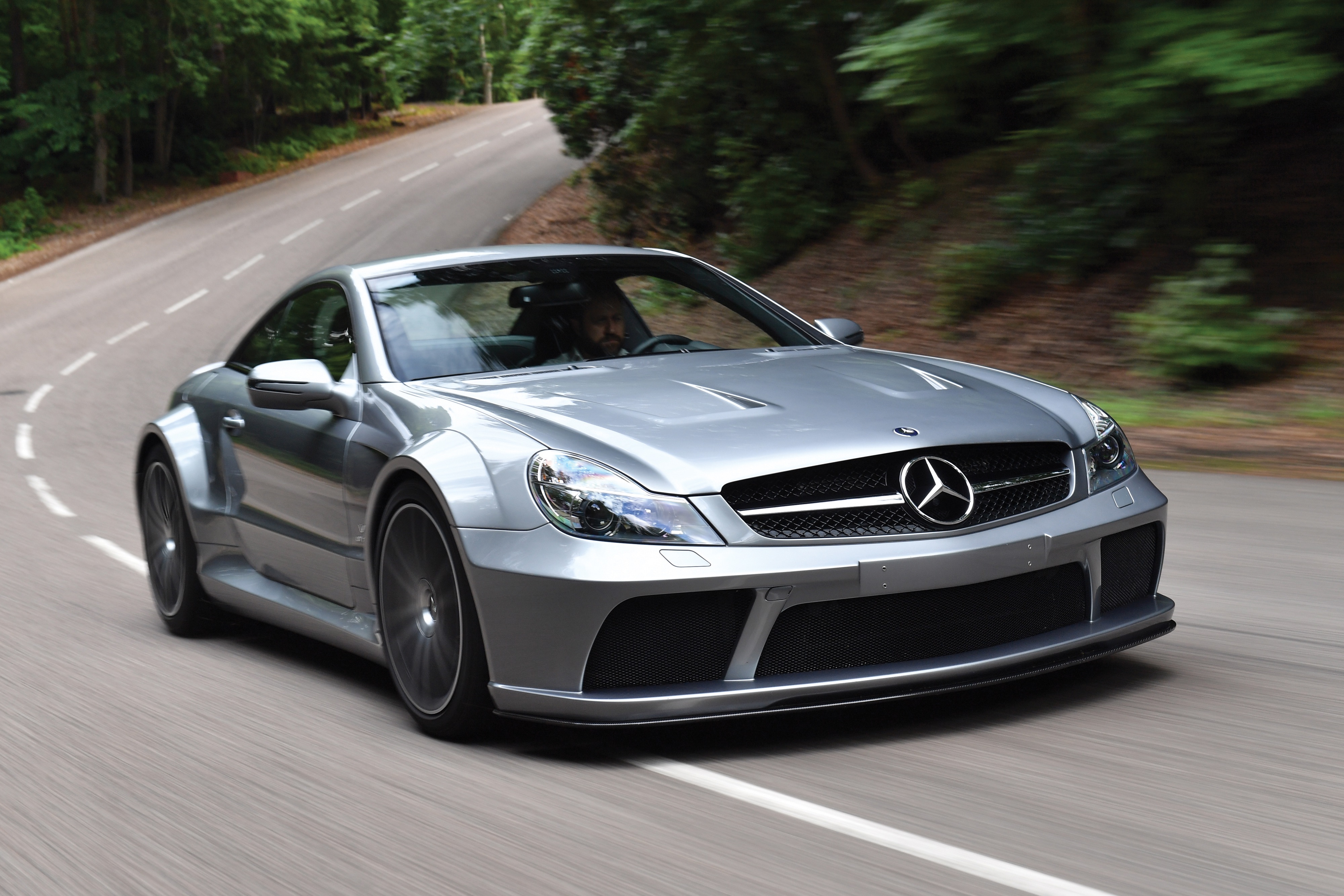 White sl65 AMG