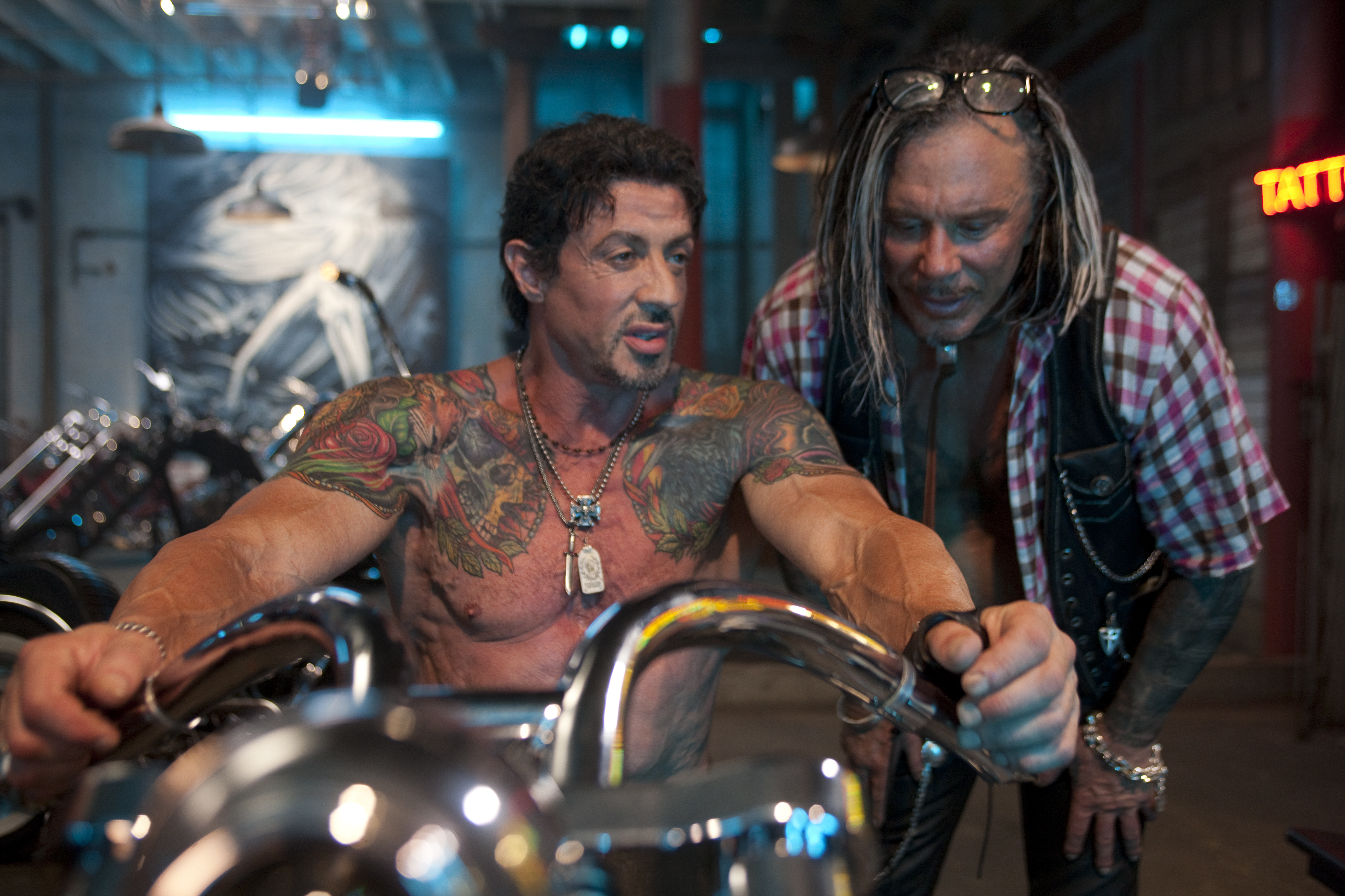 movie, the expendables, barney ross, mickey rourke, sylvester stallone, tool (the expendables) Full HD