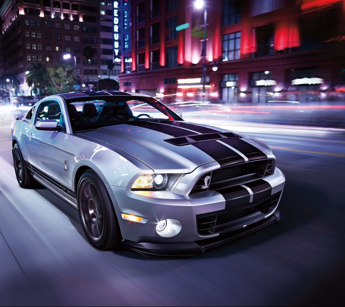 Ford Mustang Shelby gt500 на природе