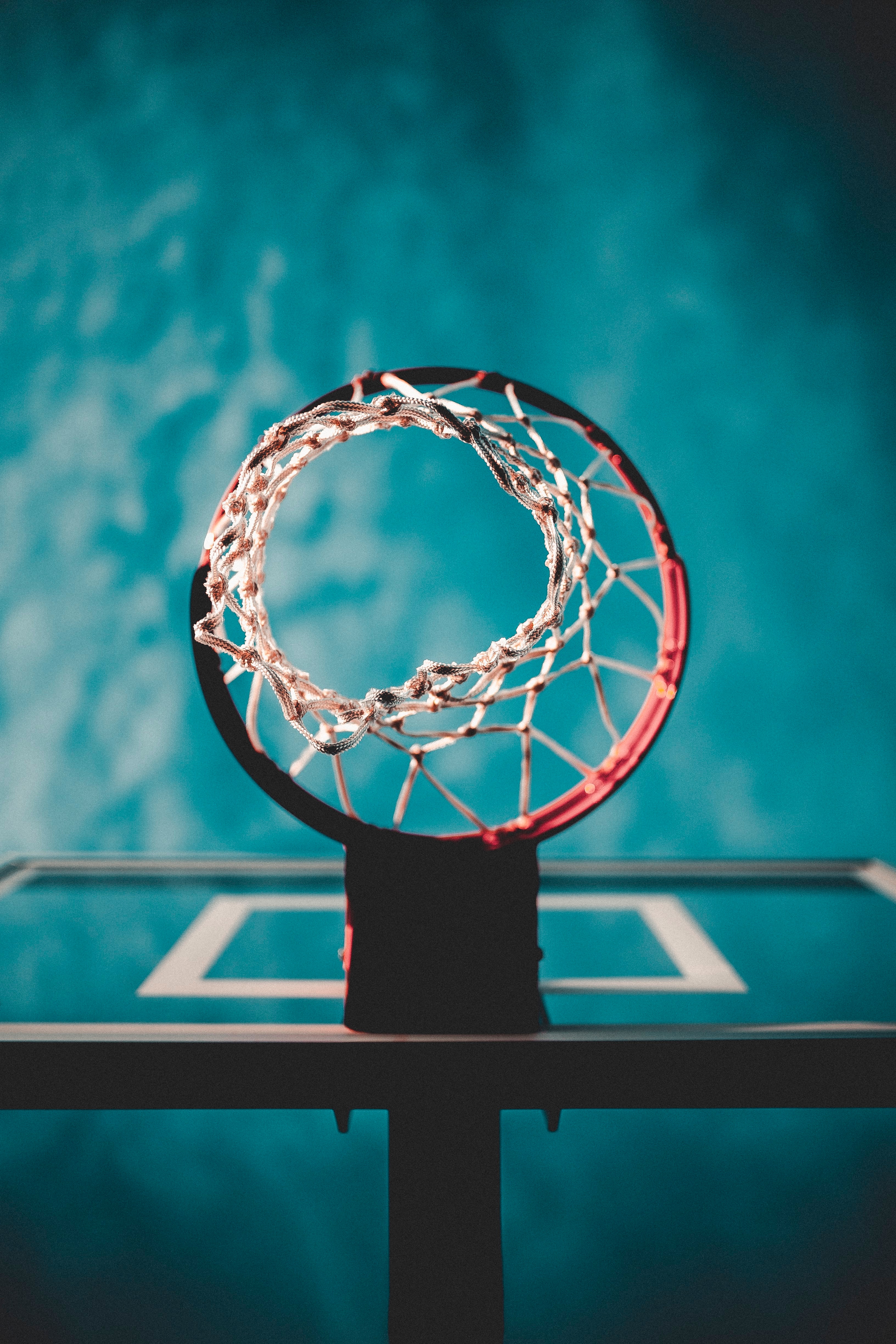 basketball hoop, basketball ring, sports, blur, smooth, grid Phone Background