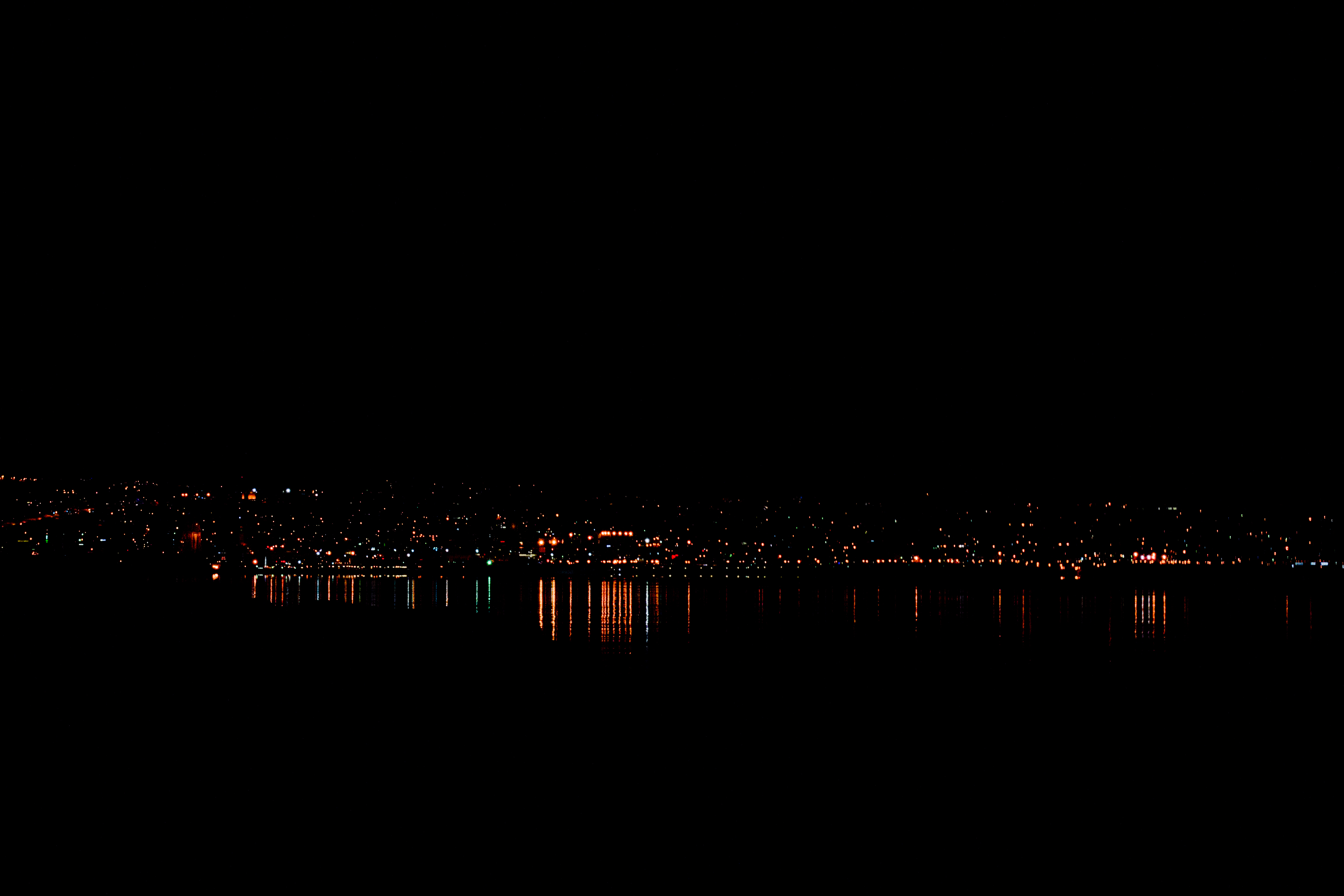 night city, cities, city lights, panorama, minnesota, duluth Full HD