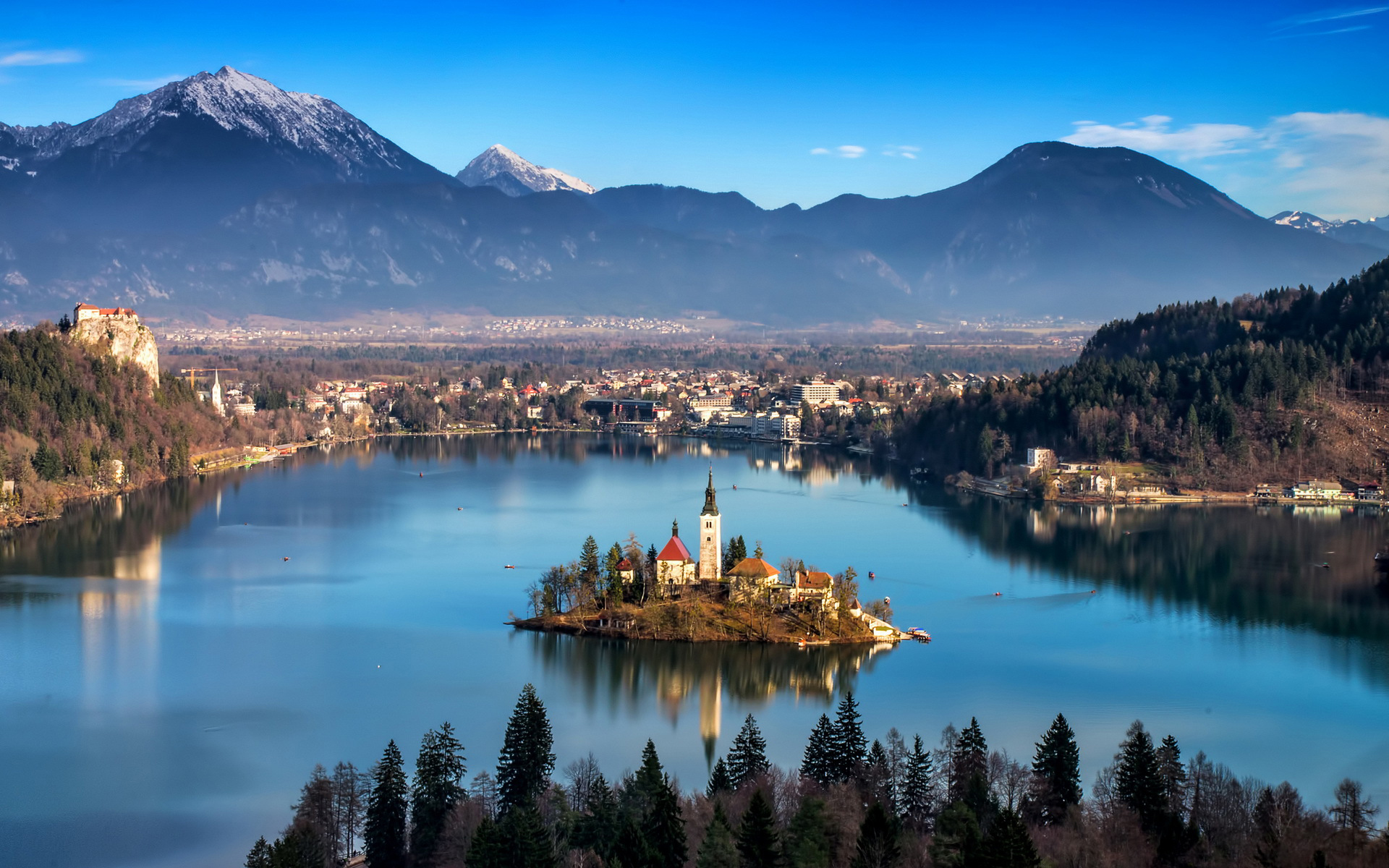 Любляна Словения озеро Блед