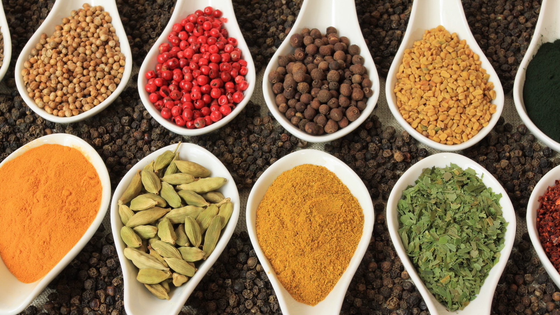 food, herbs and spices Panoramic Wallpaper