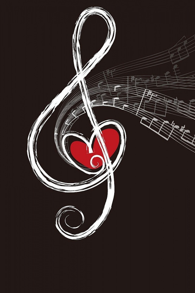 musical note, heart, music sheet, music, treble clef, sheet music
