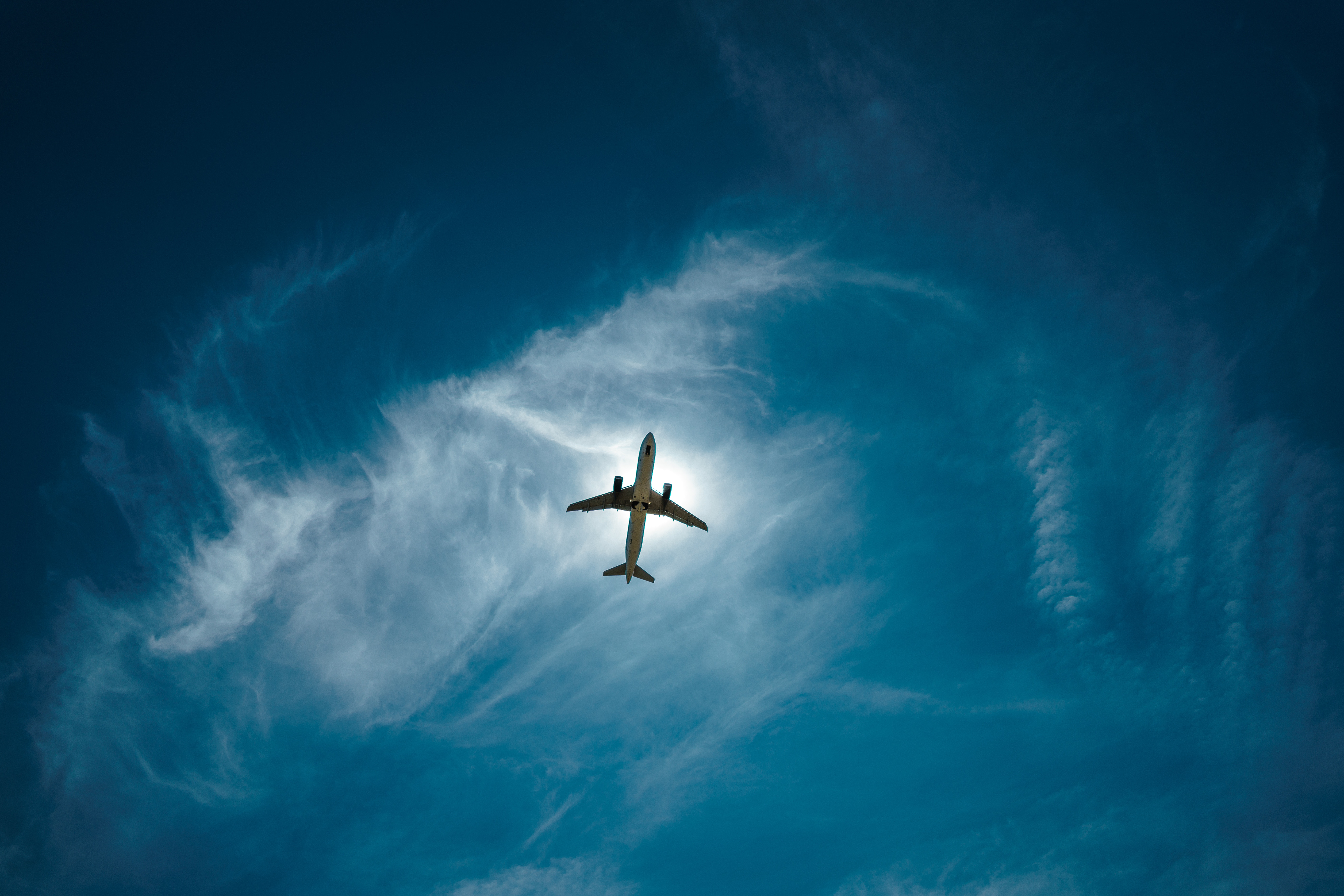 plane, airplane, sky, clouds, miscellanea, miscellaneous, flight, height iphone wallpaper