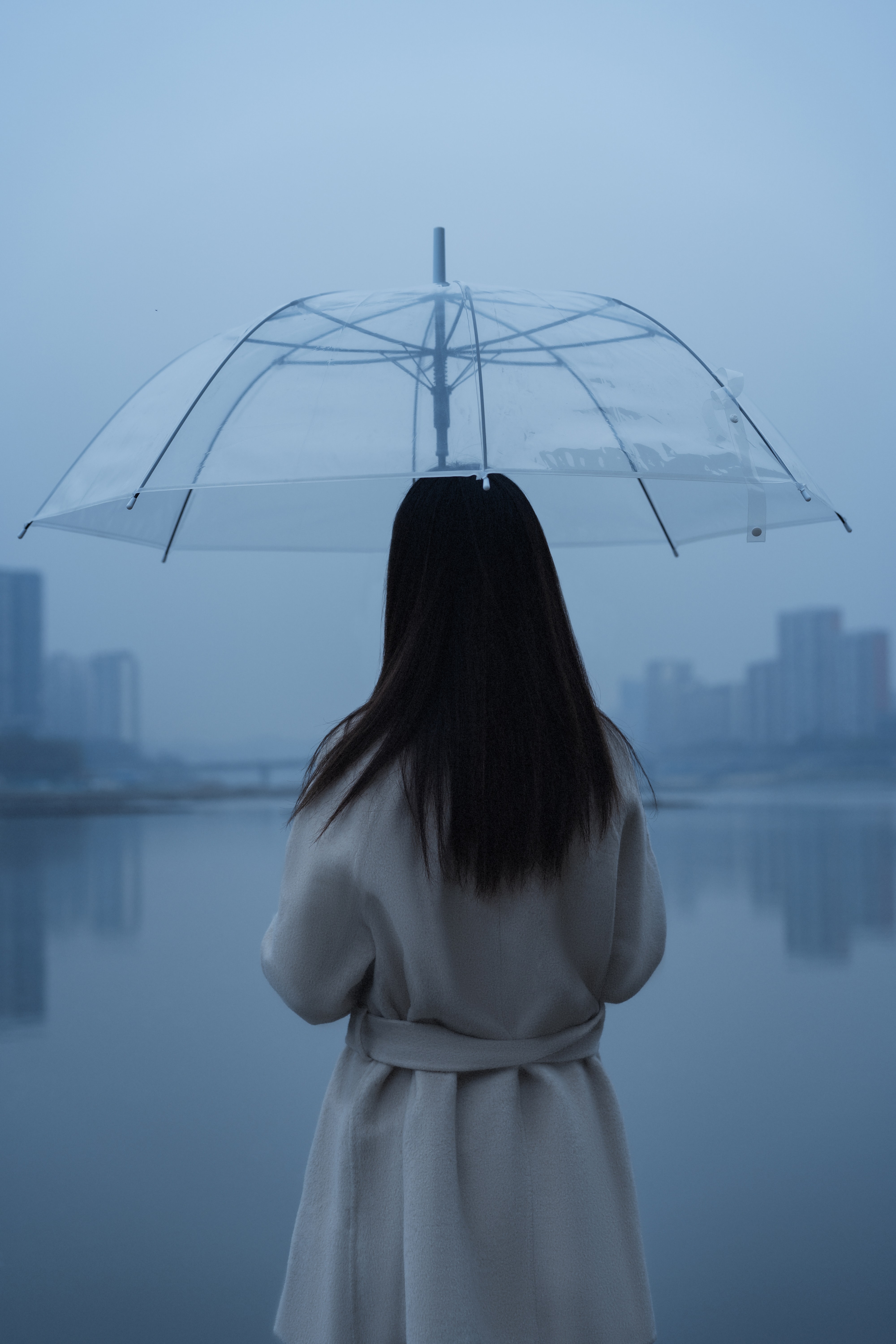 rain, girl, alone, miscellanea, miscellaneous, human, person, loneliness, lonely, umbrella