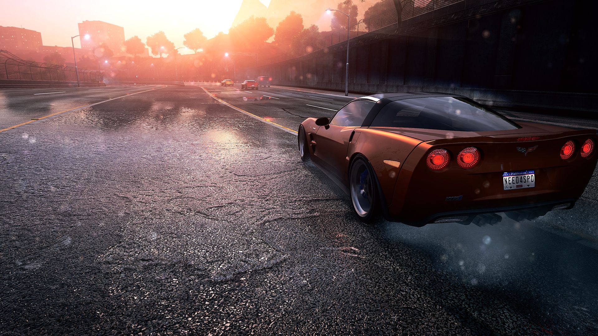 Гейм машин. Нид фор СПИД. Фон NFS most wanted. Need for Speed most wanted 2012. Corvette c6 NFSMW 2012.