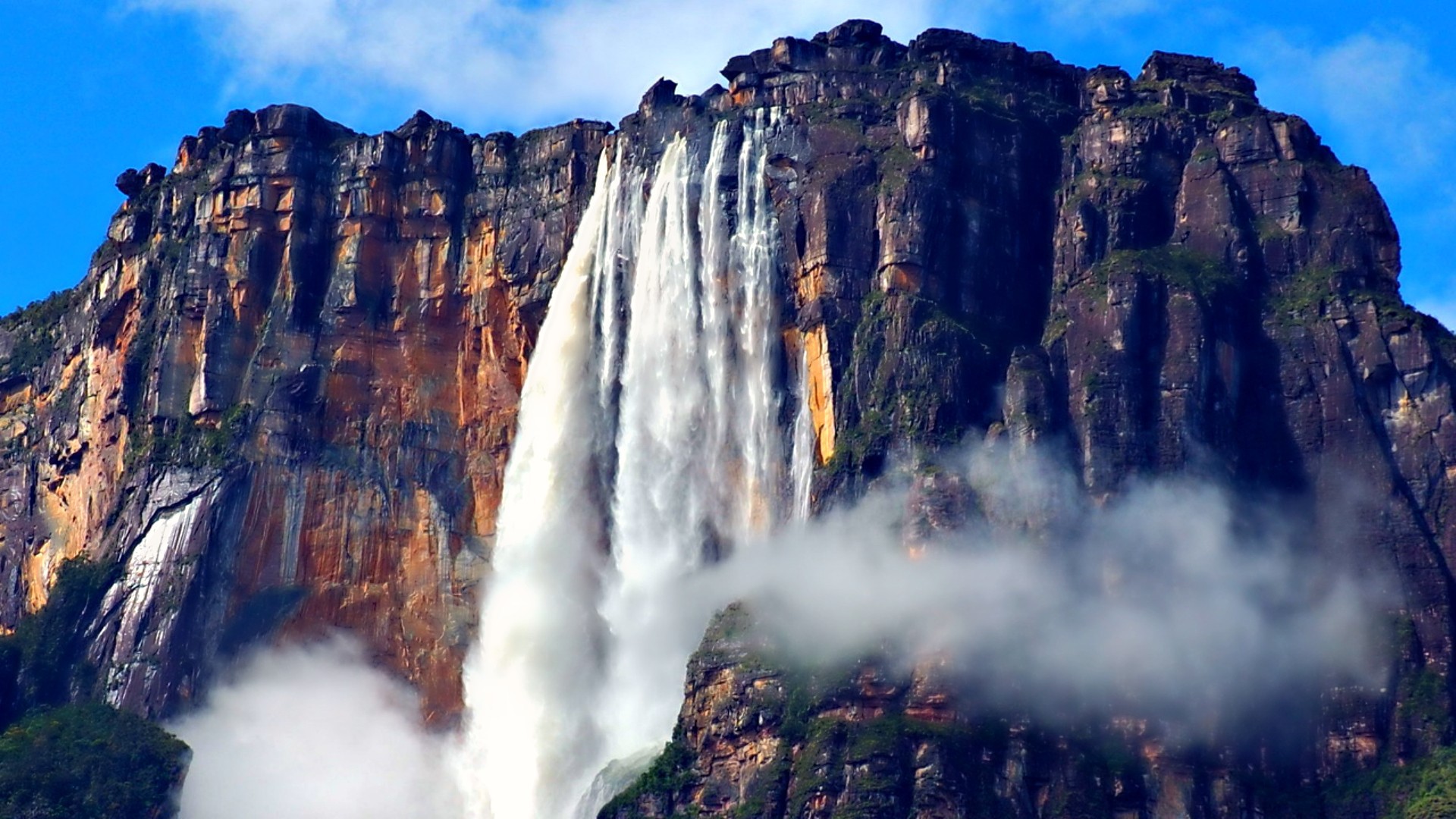 393619 скачать картинку водопад анхель, земля/природа, венесуэла, водопад, водопады - обои и заставки бесплатно
