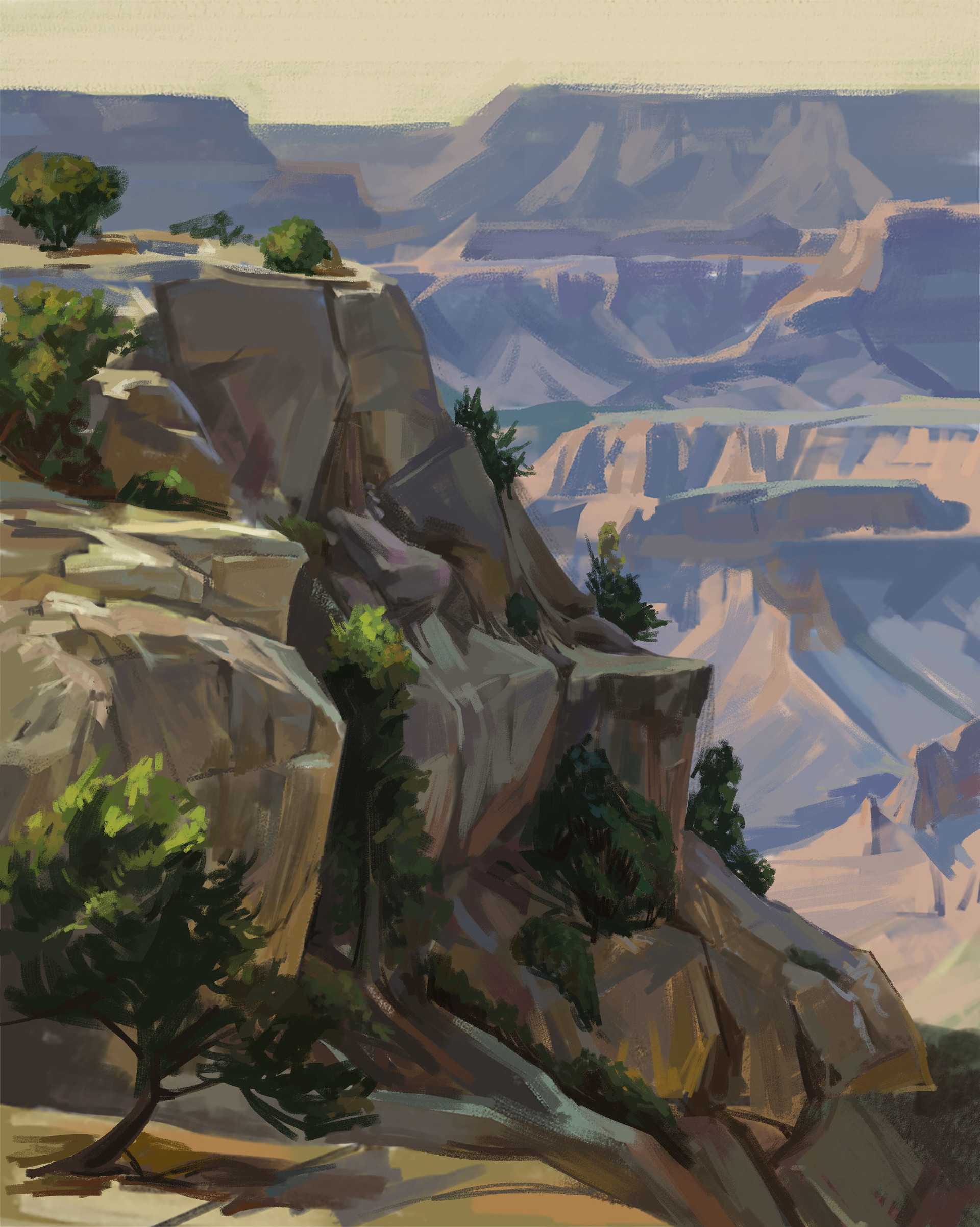Download mobile wallpaper Rocks, Mountains, Canyon, Art, Landscape for free.