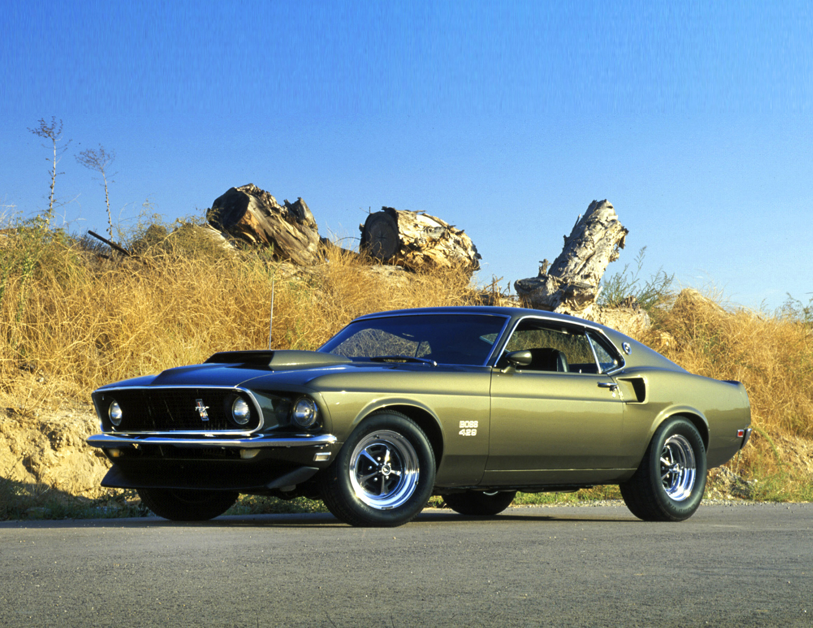 Ford Mustang Boss 429 1969 чёрный