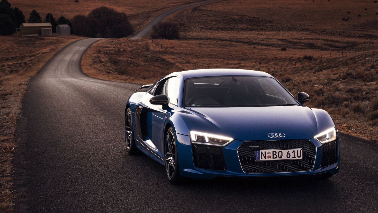 Audi r8 ночная