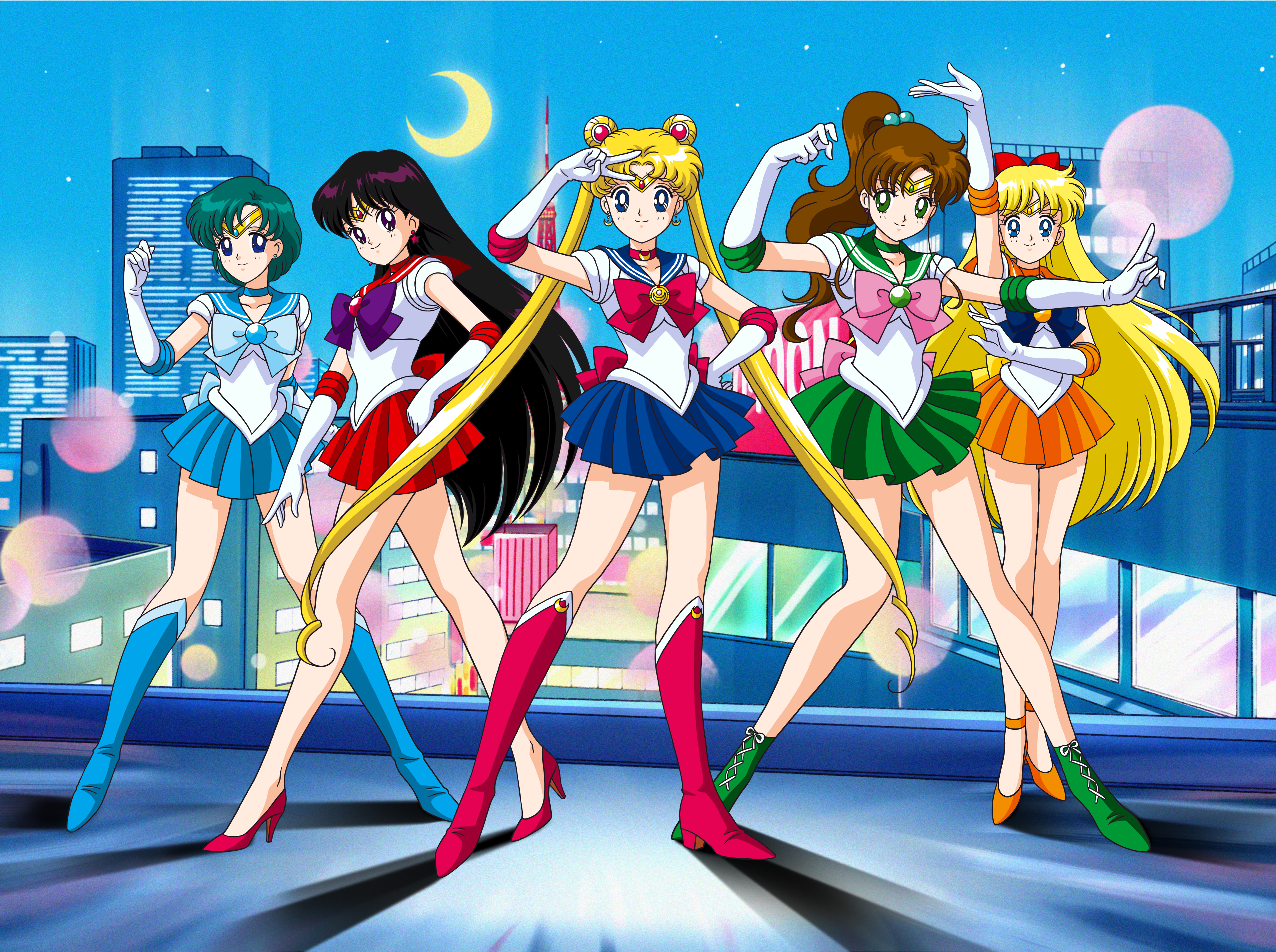 Laden Sie Sailor Moon Das Mädchen Mit Den Zauberkräften HD-Desktop-Hintergründe herunter