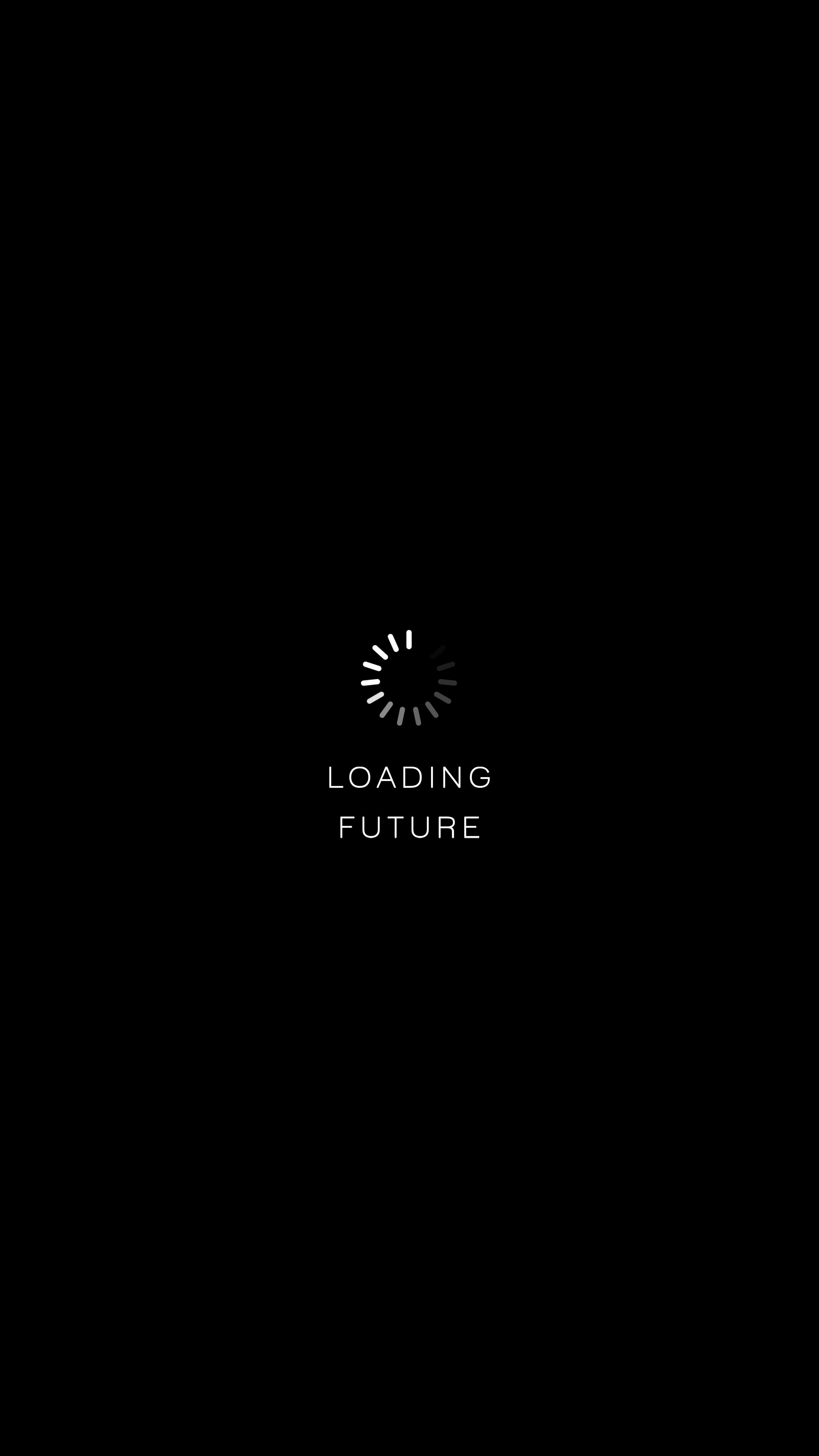 black, minimalism, words, loading, future, text Free Stock Photo