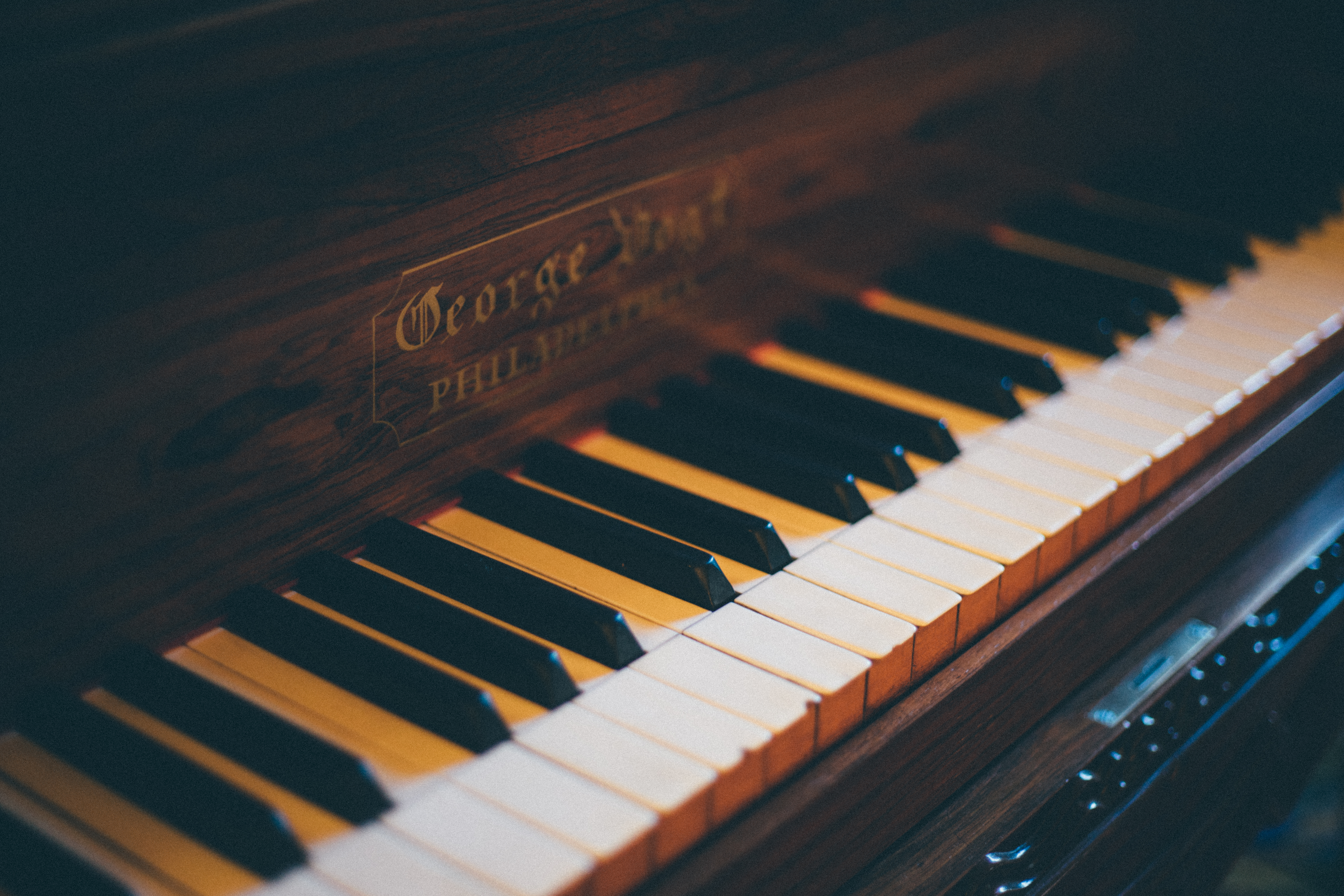 blur, piano, musical instrument, music, smooth, keys