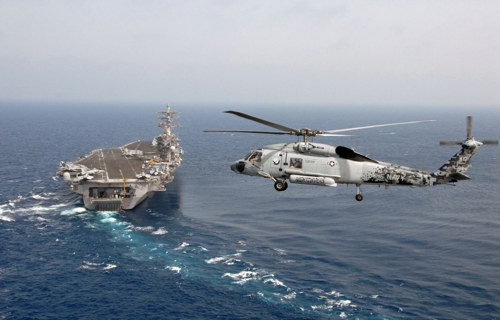 Download mobile wallpaper Landscape, Ships, Helicopters for free.