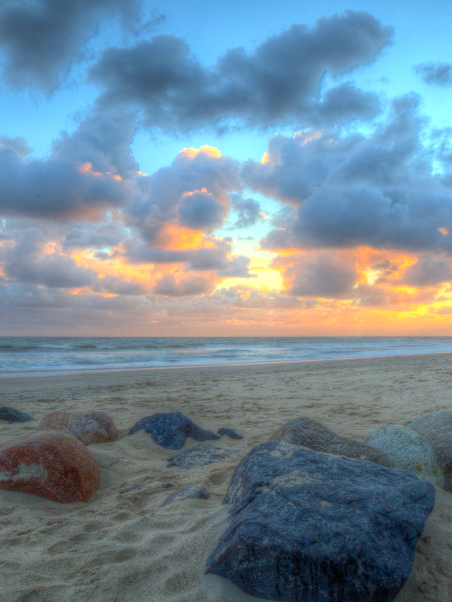 earth, sunset, denmark, horizon, beach, cloud, coast