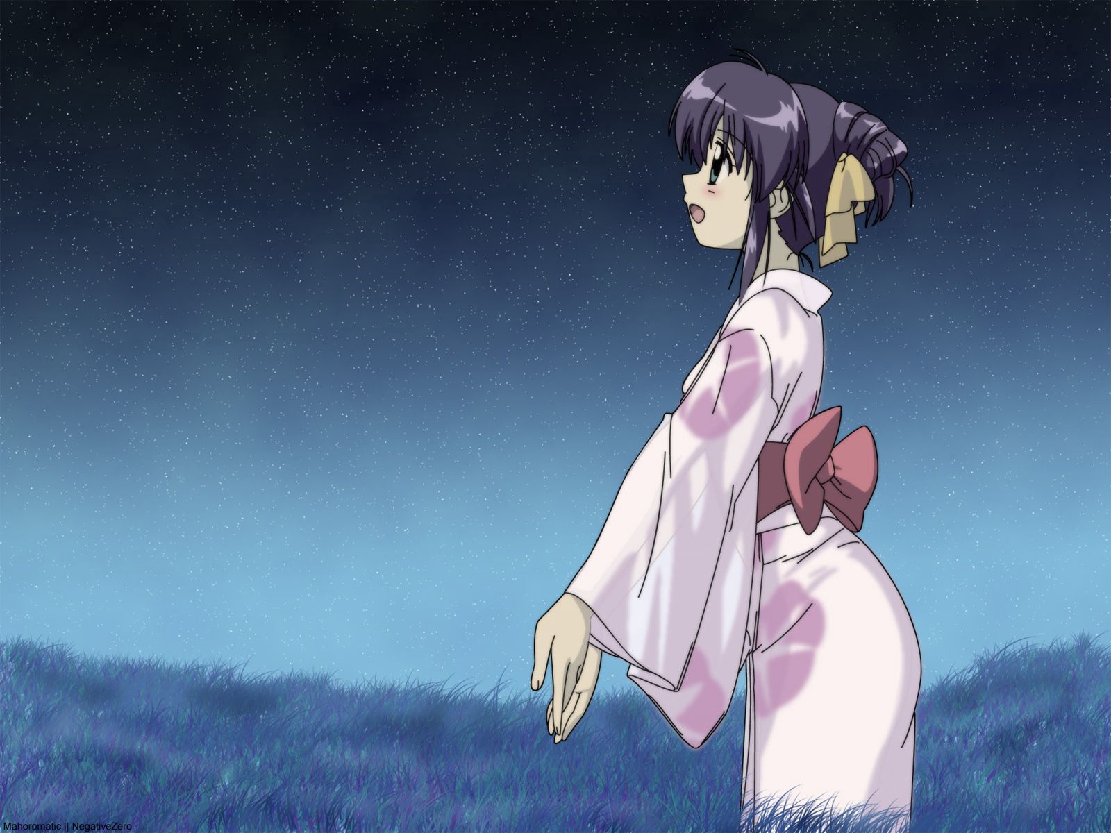 Download mobile wallpaper Belt, Kimono, Girl, Anime for free.