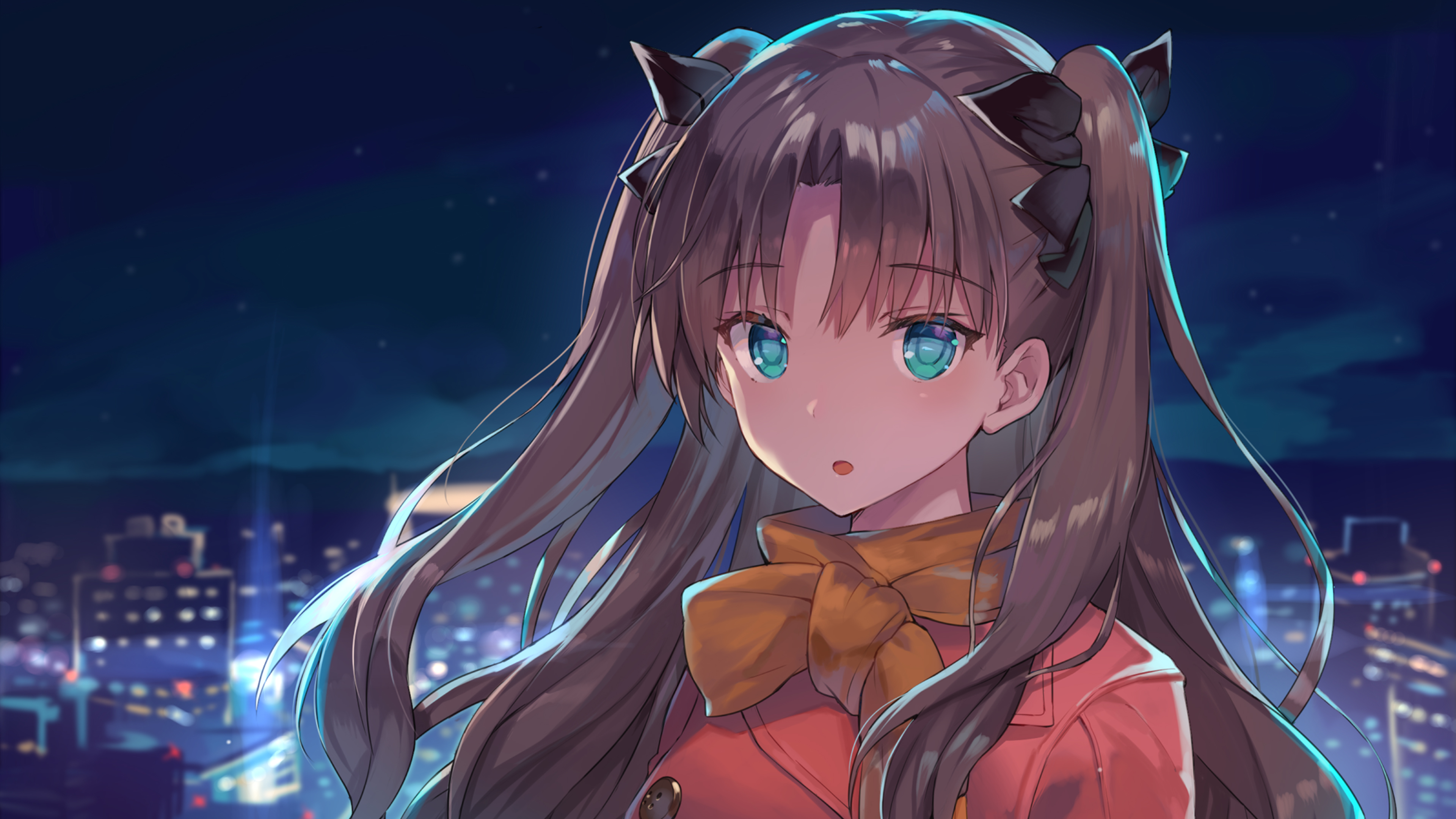 anime, fate/stay night: unlimited blade works, rin tohsaka, fate series cellphone