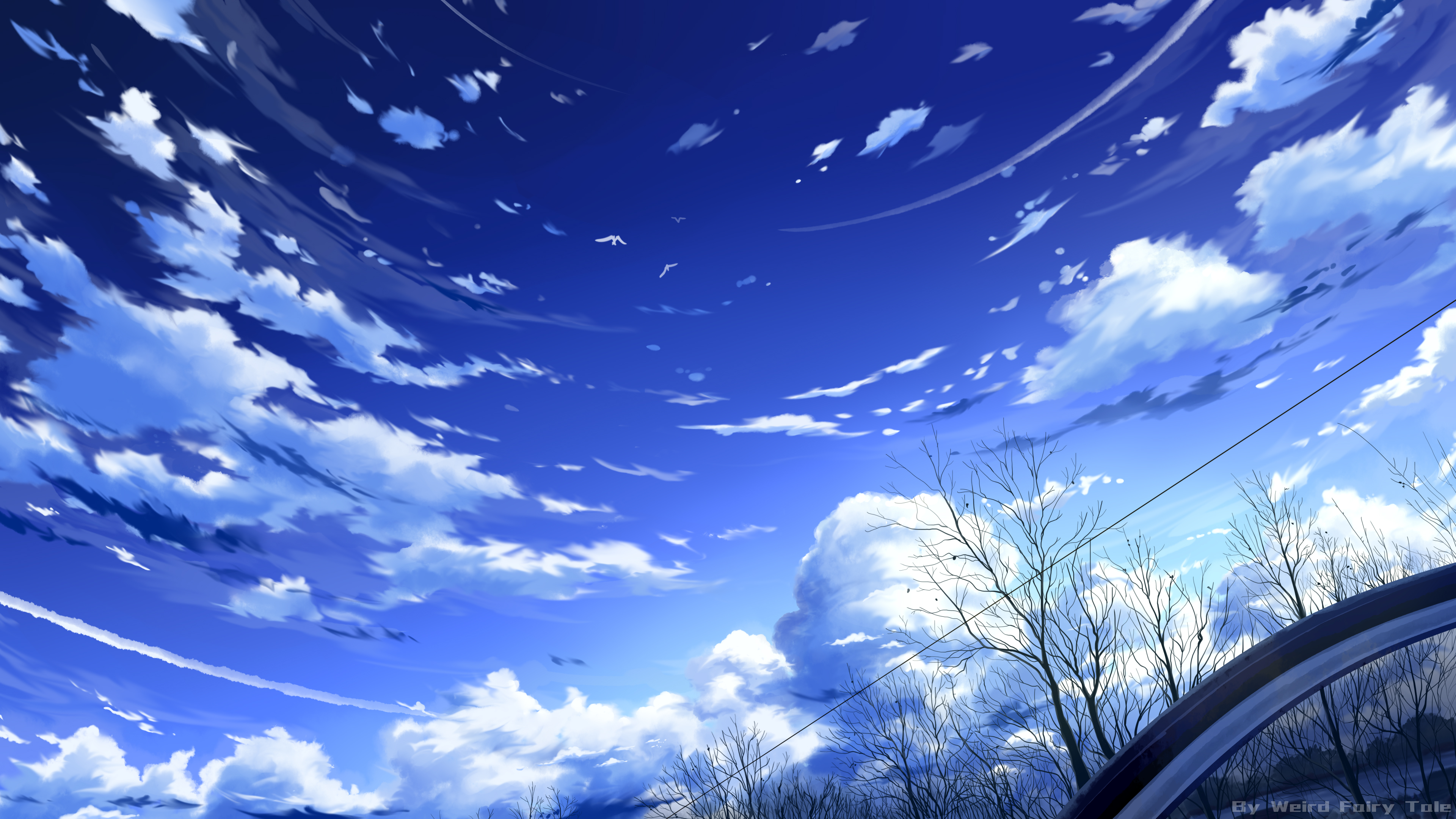 ArtStation - Stylized Skybox: Anime