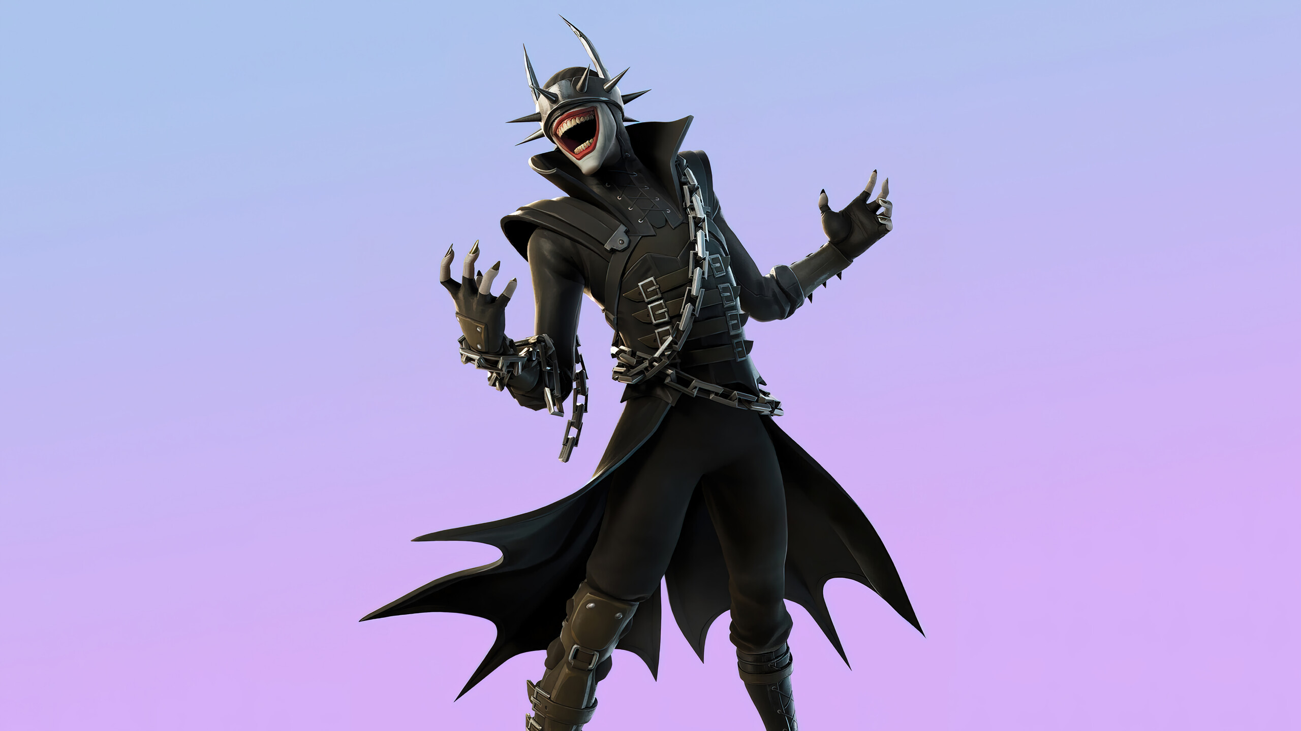 Batman que ri supervilão em quadrinhos 4K baixar papel de parede