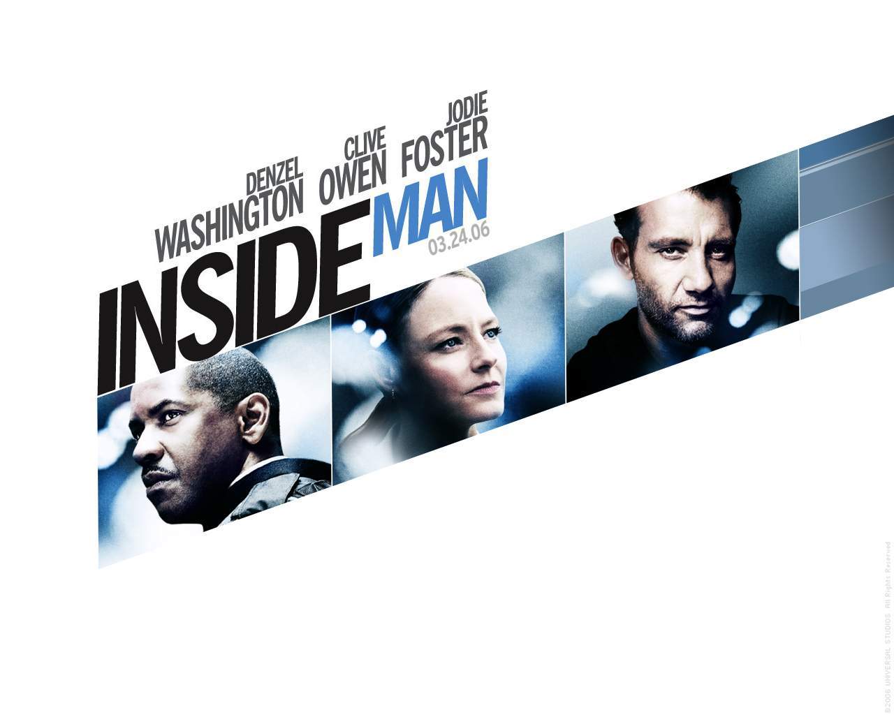 movie, inside man, clive owen, denzel washington, jodie foster Aesthetic wallpaper