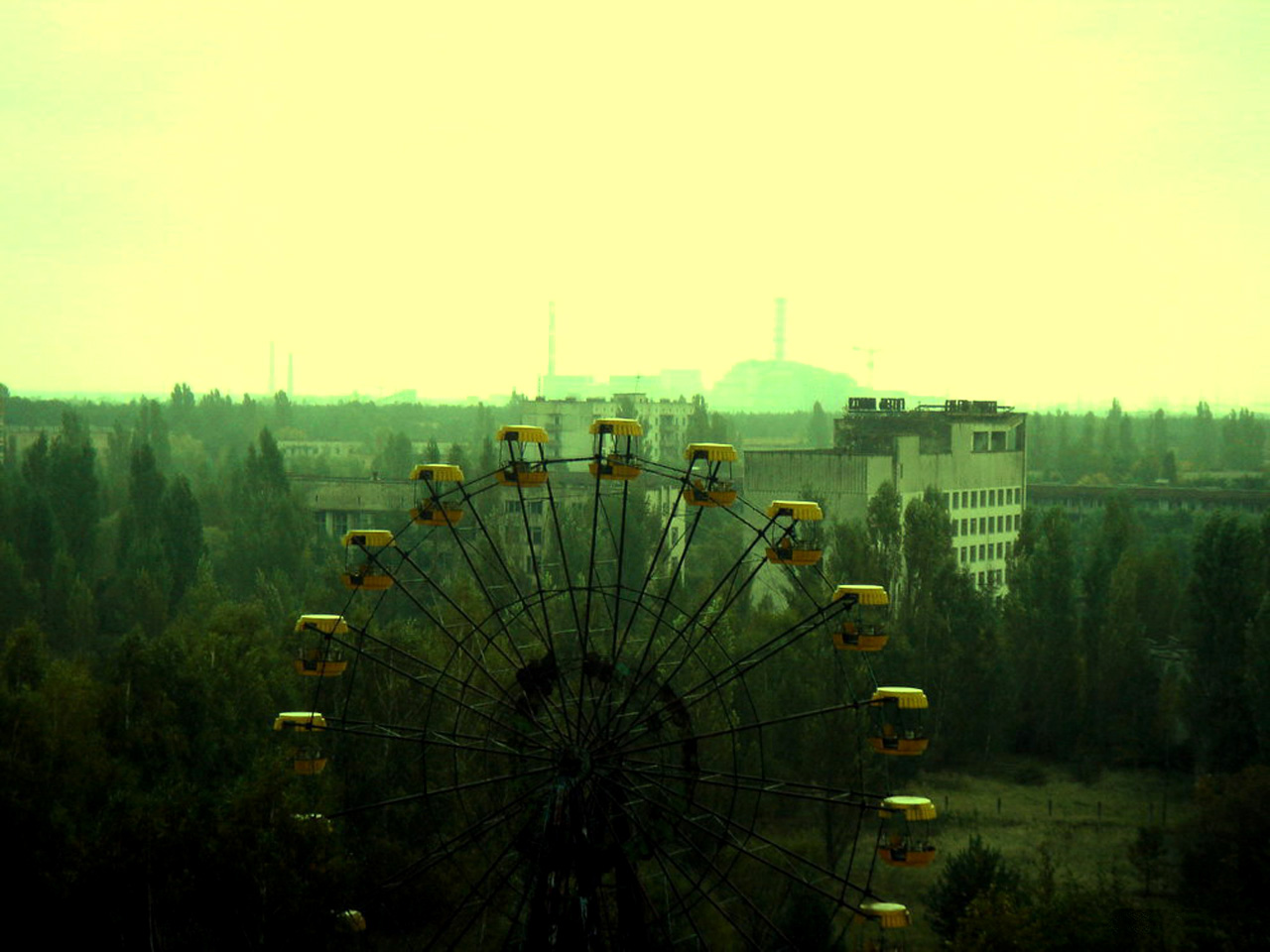 1446999 Bild herunterladen menschengemacht, freizeitpark, tschernobyl, riesenrad, post apokalyptischen, zugrunde richten - Hintergrundbilder und Bildschirmschoner kostenlos