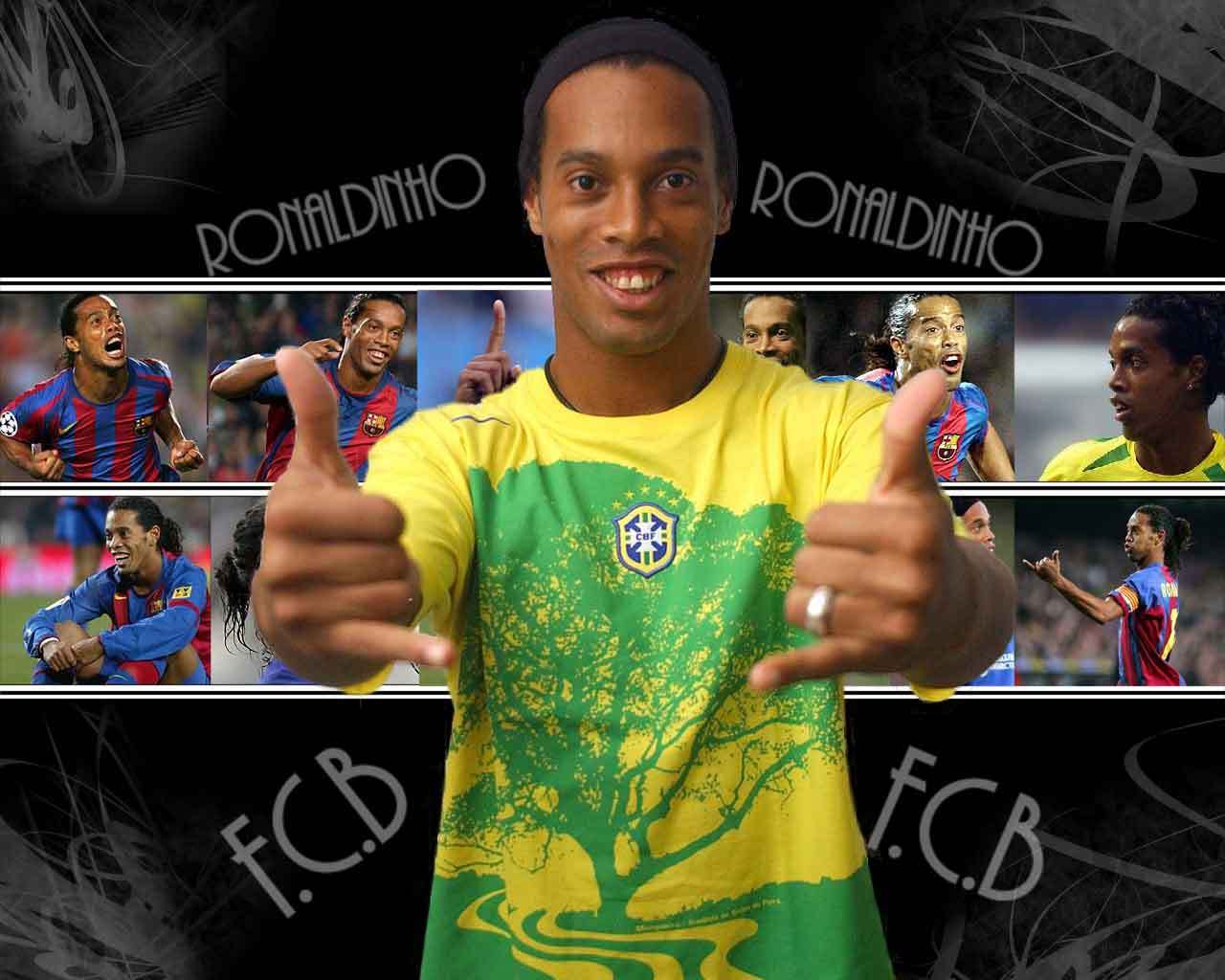 Download mobile wallpaper Sports, Ronaldinho, People, Men, Football for free.
