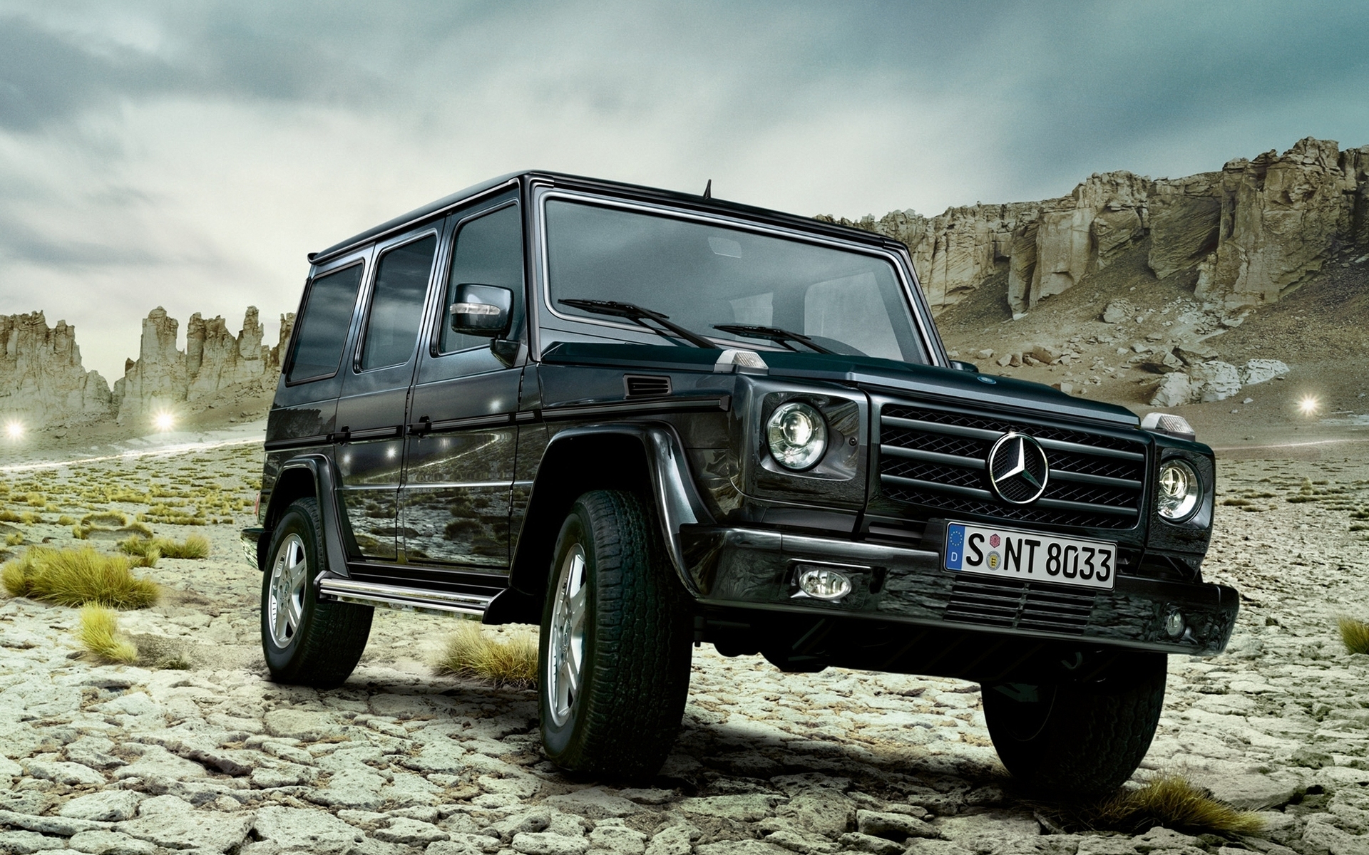 Mercedes Benz g class 4k белая